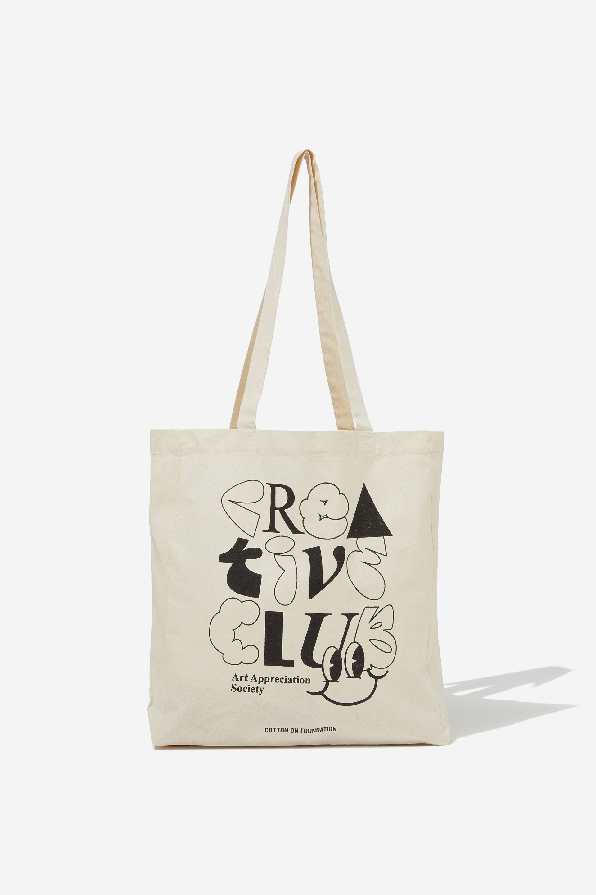 Cotton On Foundation - Foundation Typo Recycled Tote Bag - Creative club