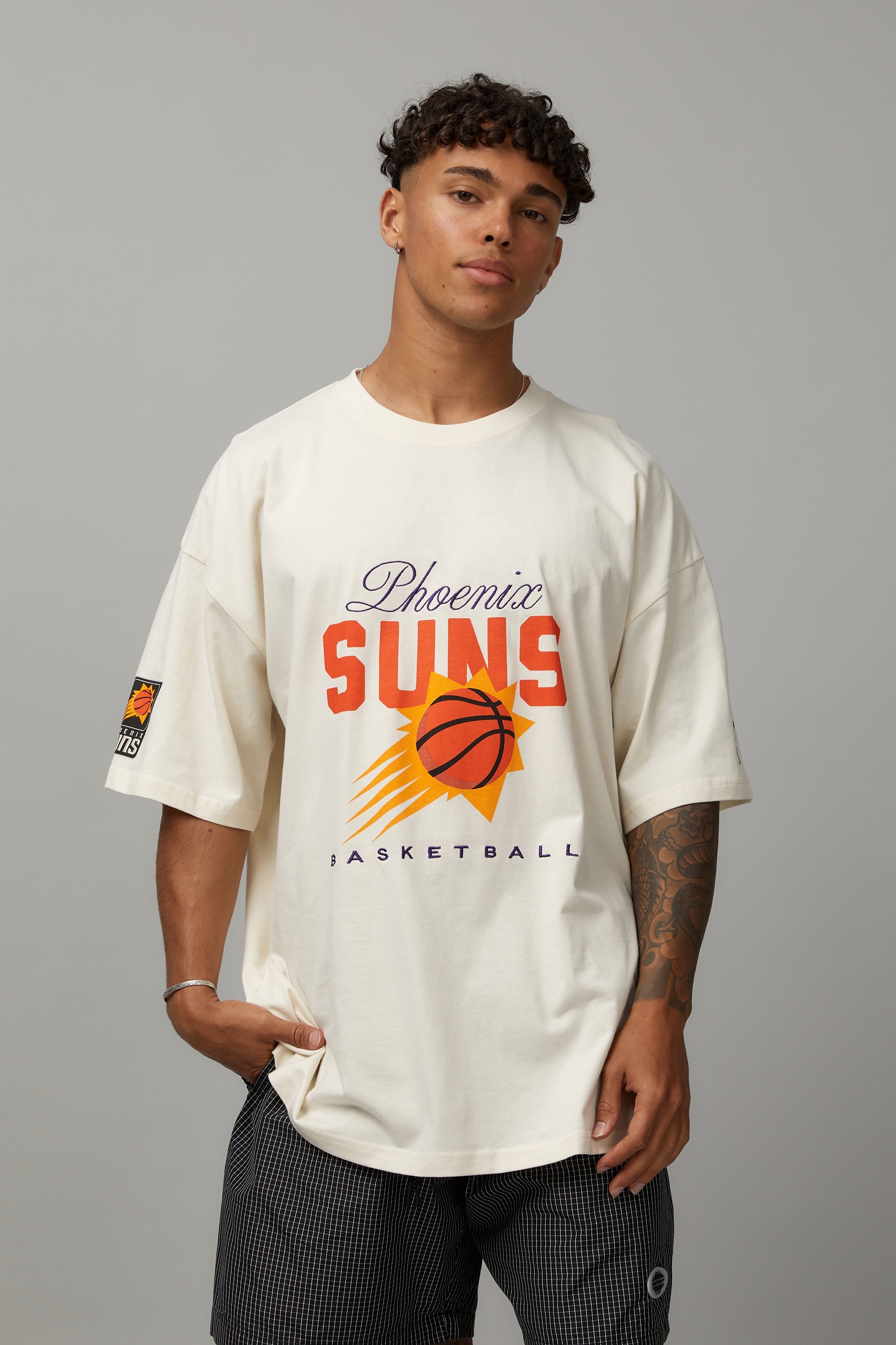 Phoenix Suns NBA Sizes S-XL Oversized Quality shirt Boxy Style T-Shirts NEW