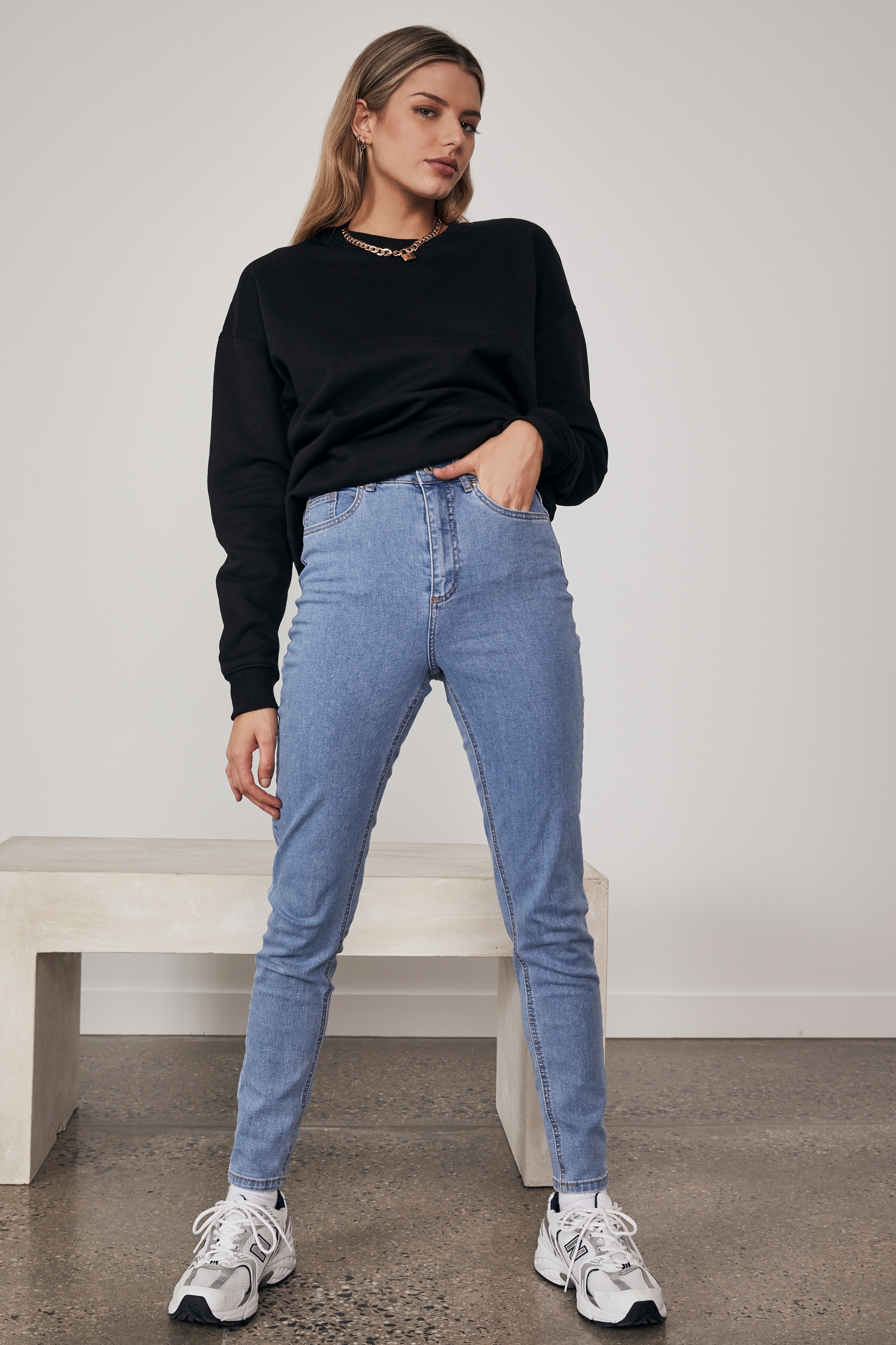 factorie high rise baggy jeans