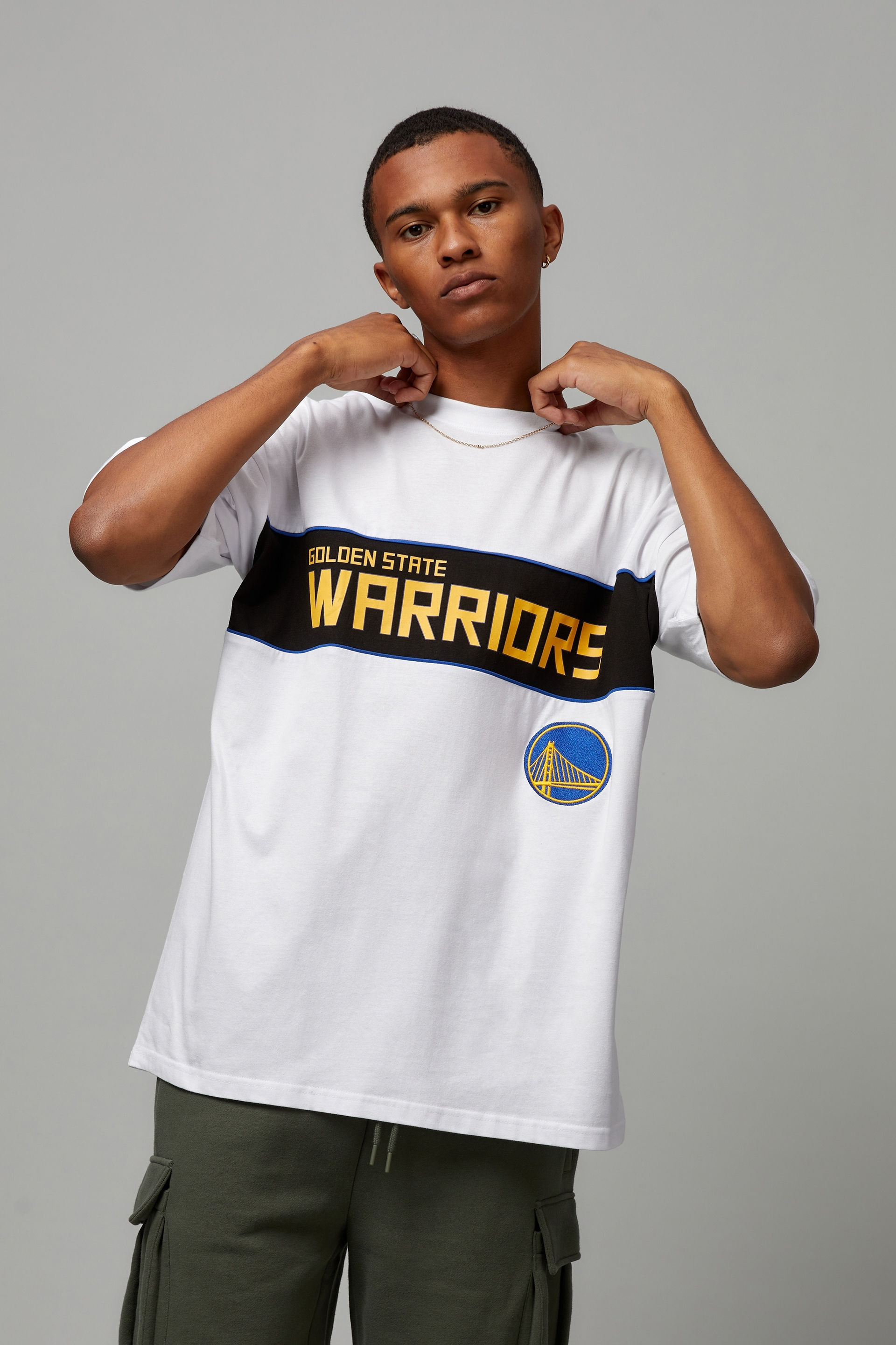 Oversized Nba Panelled T Shirt