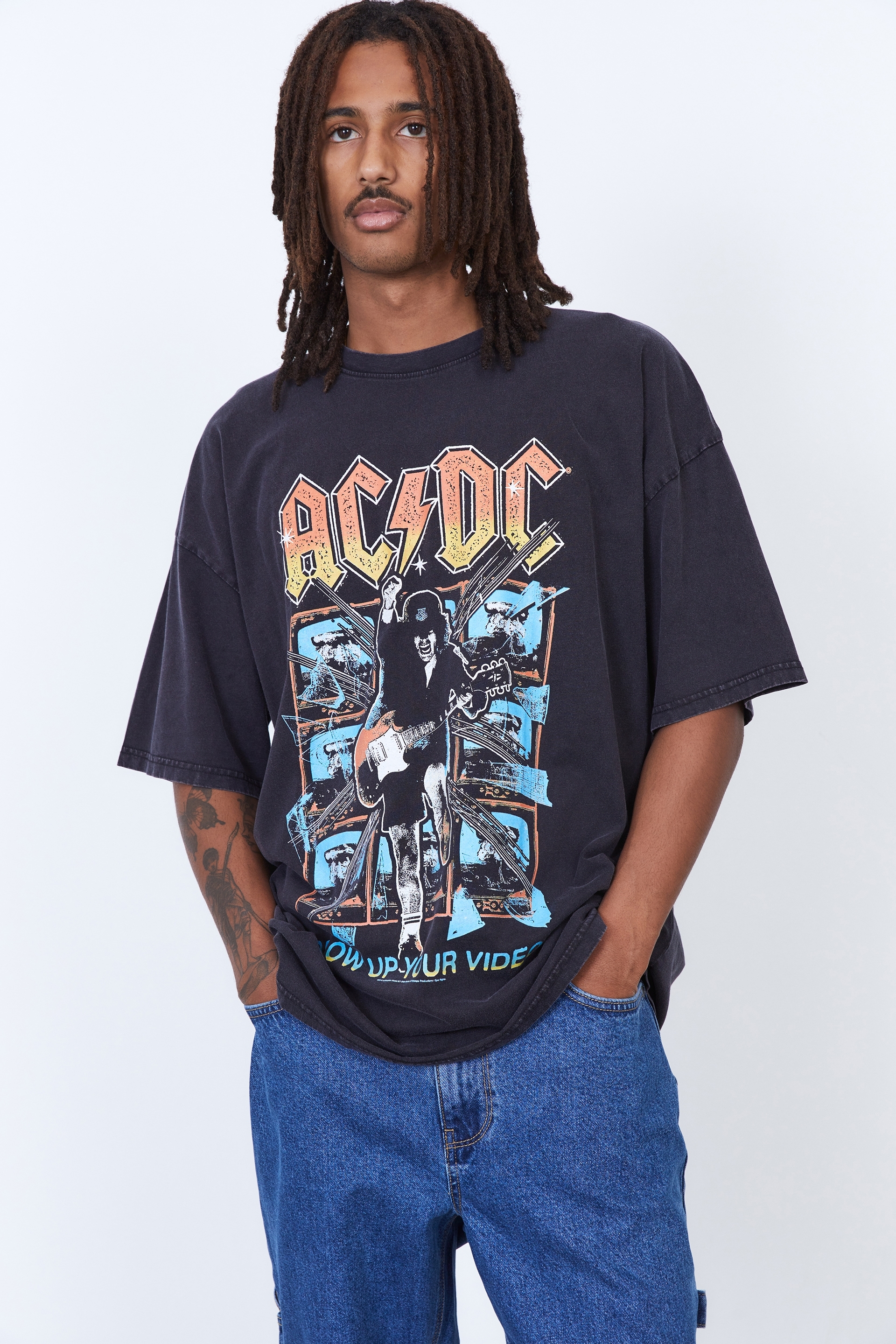 Oversized Music Merch T Shirt