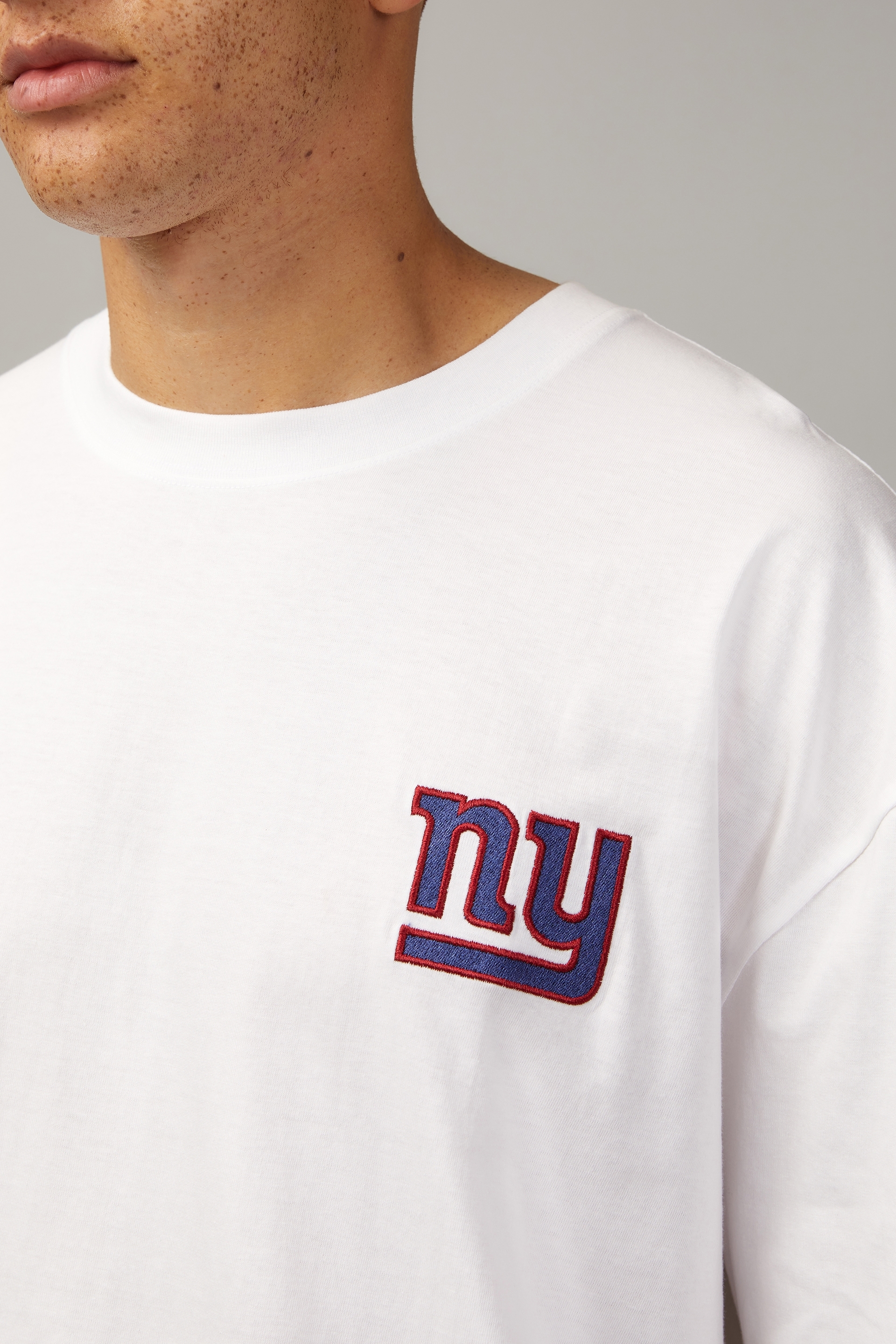 New Era New York Giants NFL White T-Shirt: