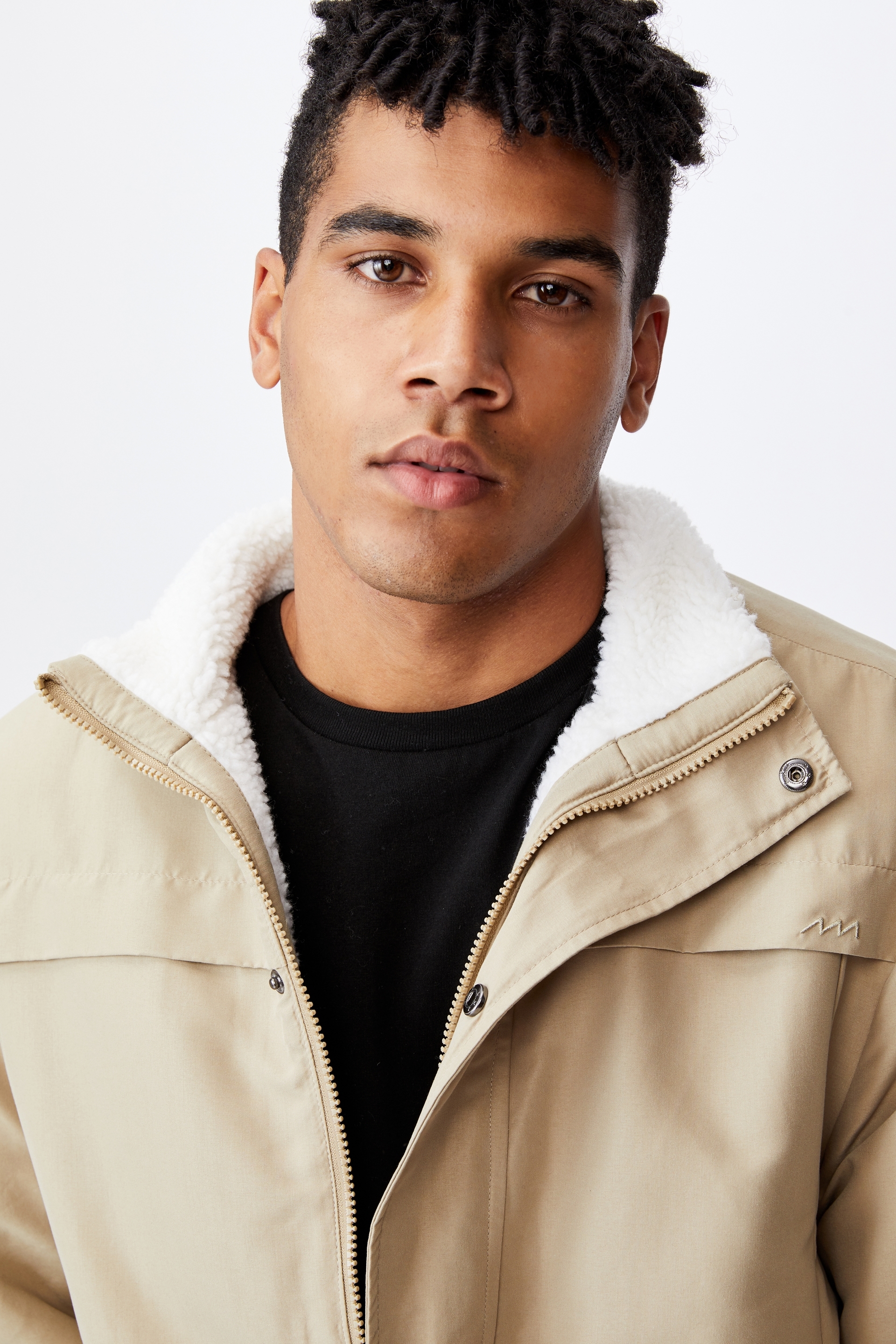 tan ski jacket