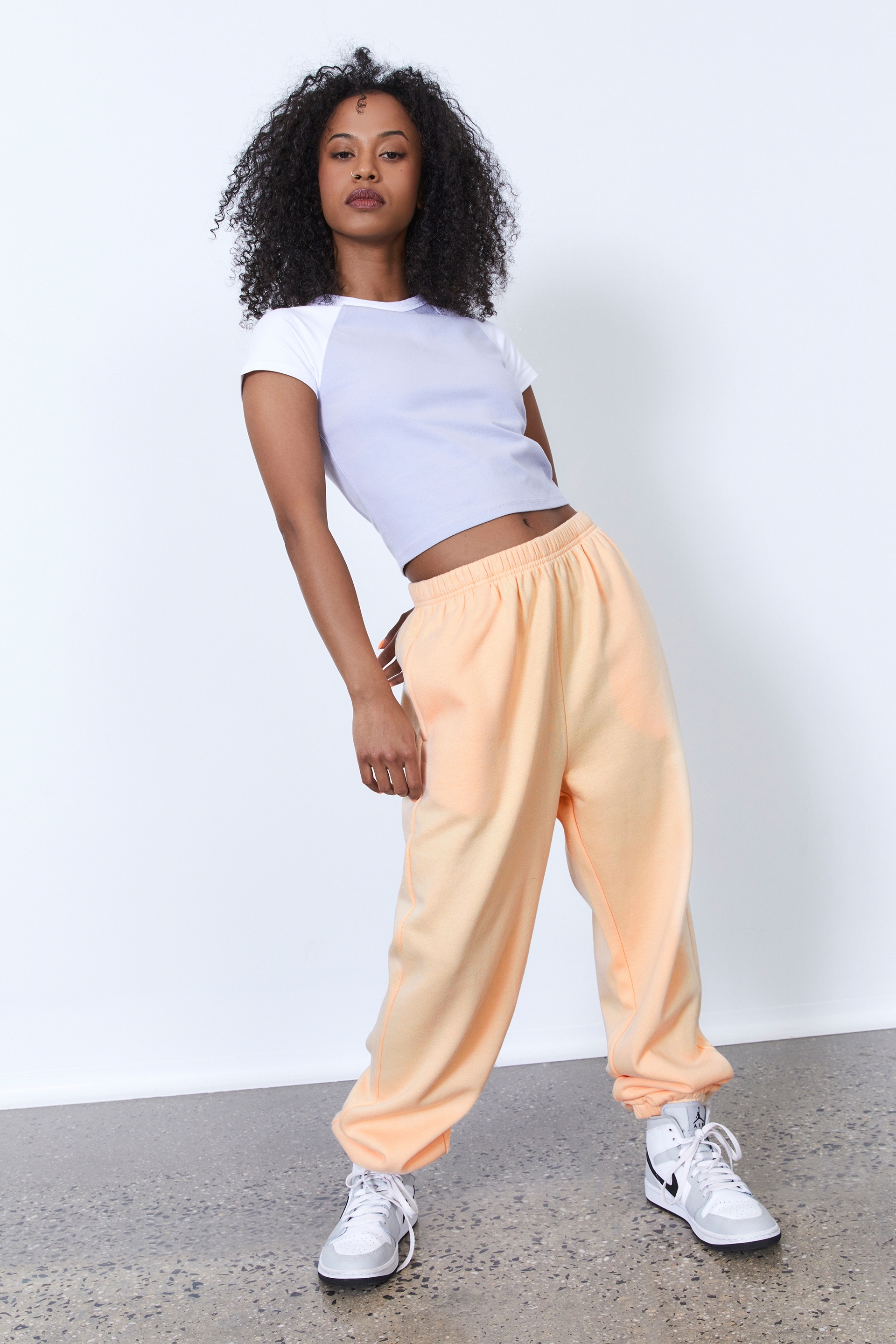 Factorie - Super Slouchy Trackpant - Cream puff