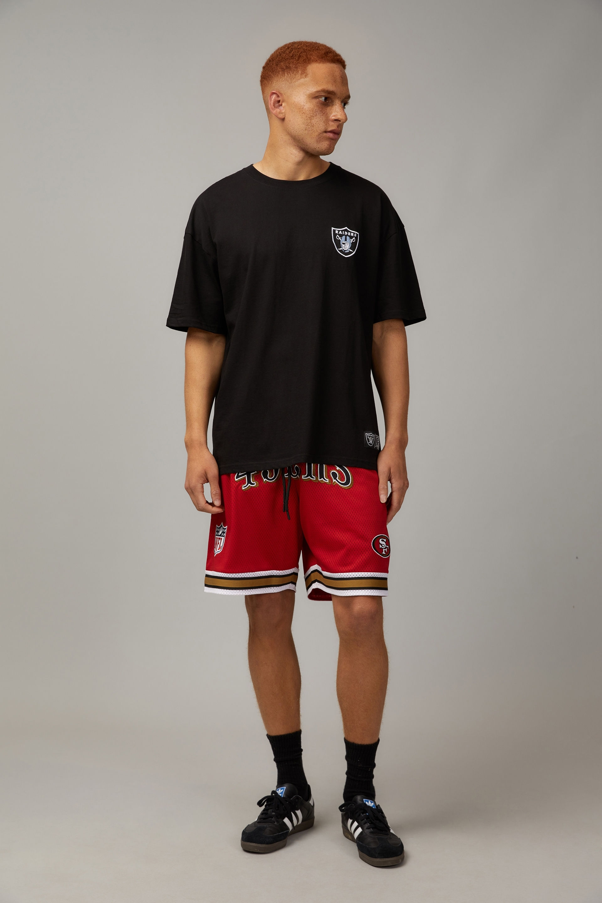 49ers basketball shorts