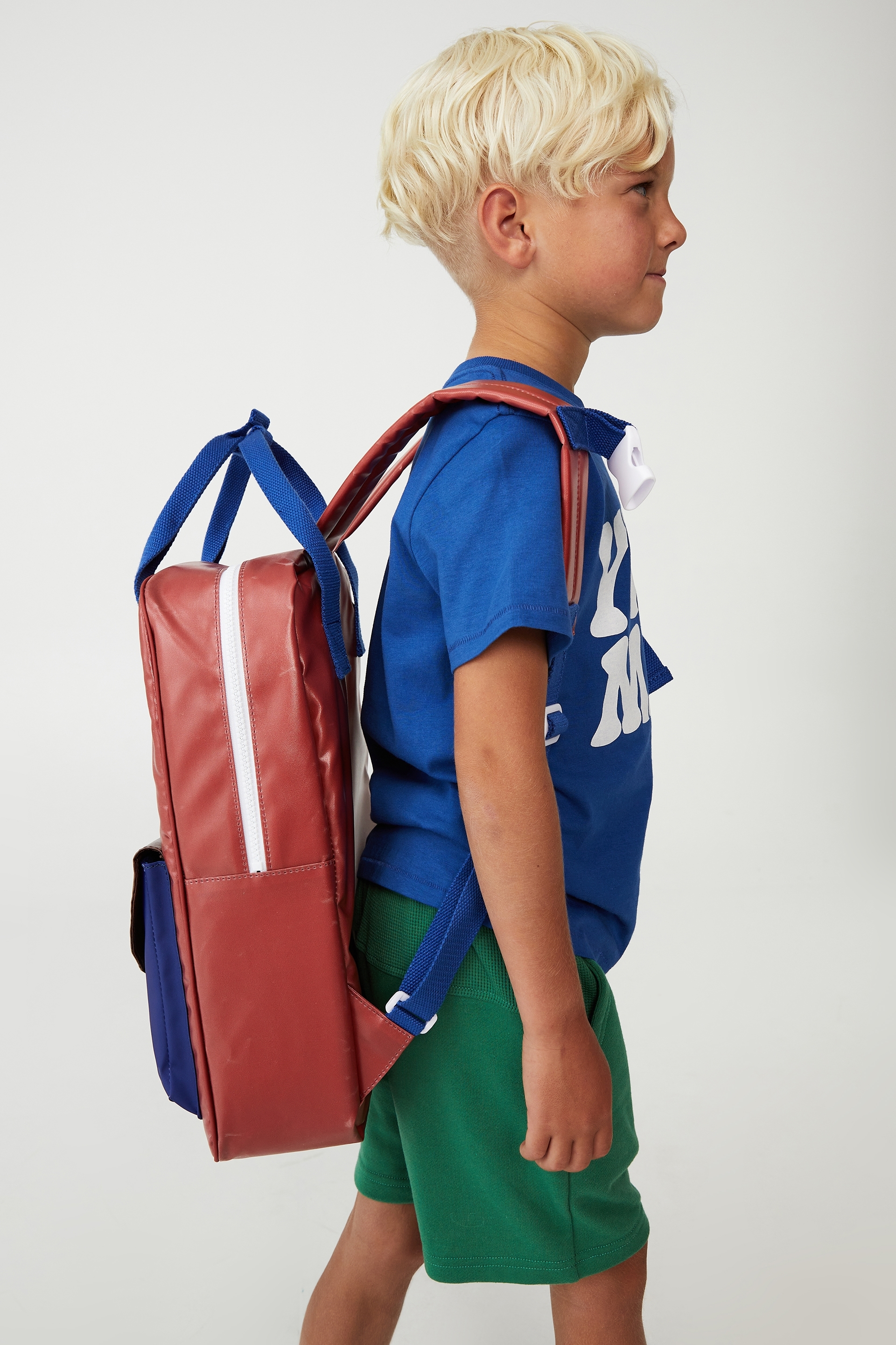 Cotton On Kids - Back To It Backpack - Red orange