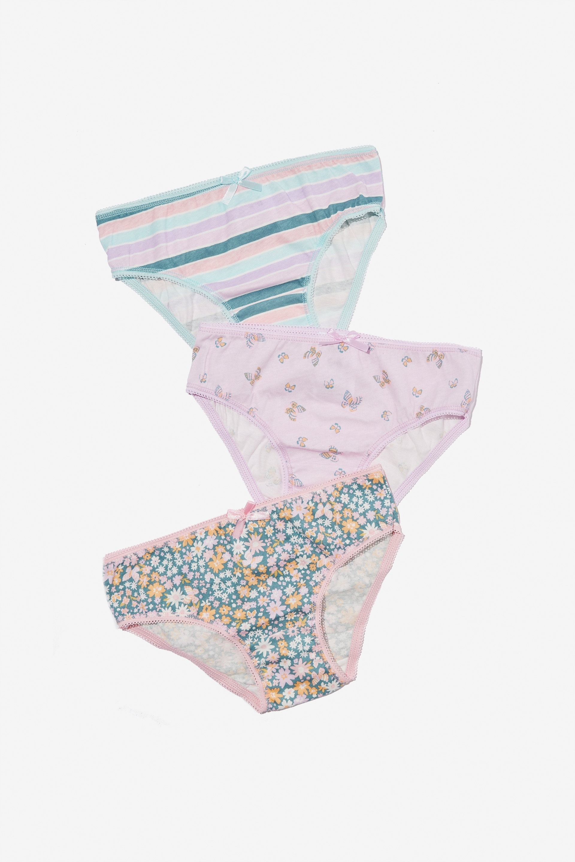 Cotton On Kids - 3 Pack Girls Underwear - Butterfly floral/pale violet