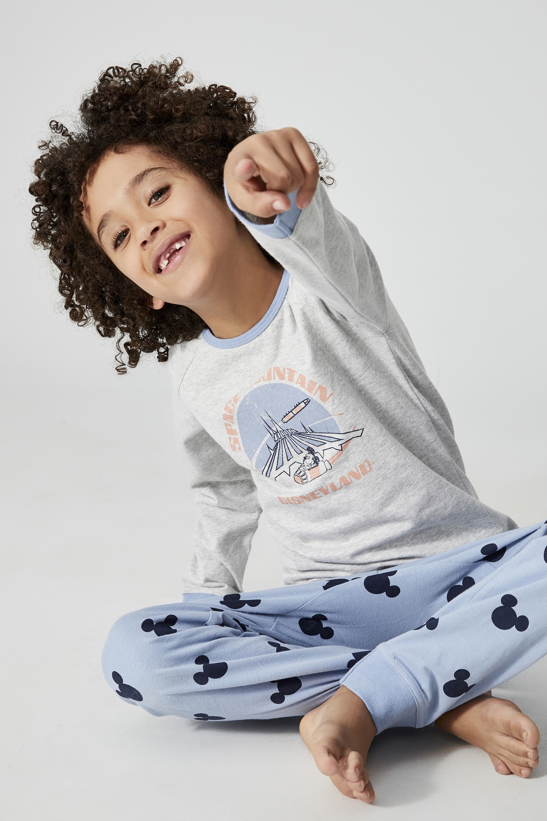 Cotton On Kids - Disneyland Oscar Long Sleeve Pyjama Set - Lcn dis disneyland space mountain/summer grey