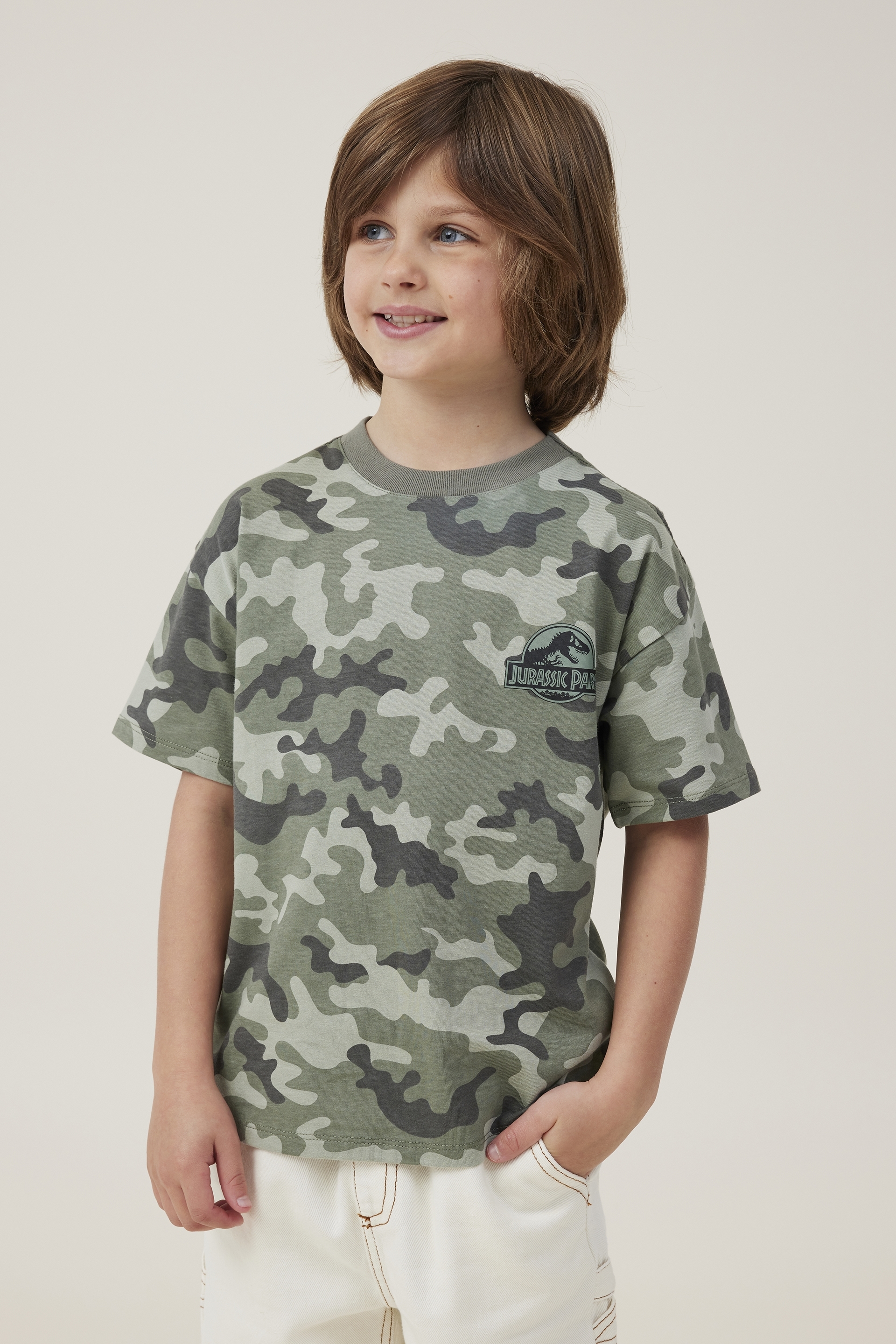 Rhodesian Brushstroke camouflage v2b Short-sleeve Pocket Shirt