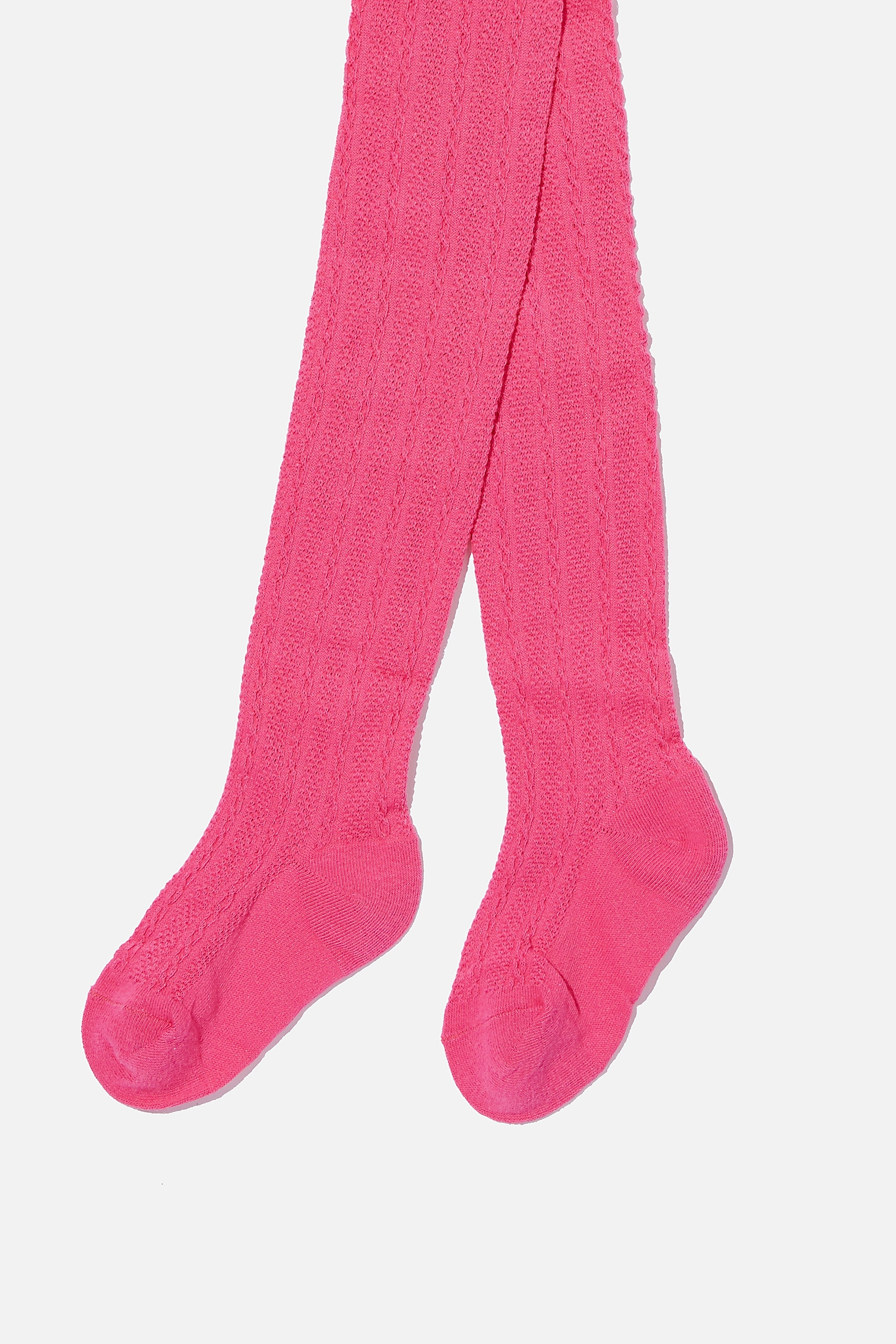 Cotton On Kids - Tilly Tights - Pink gerbera textured