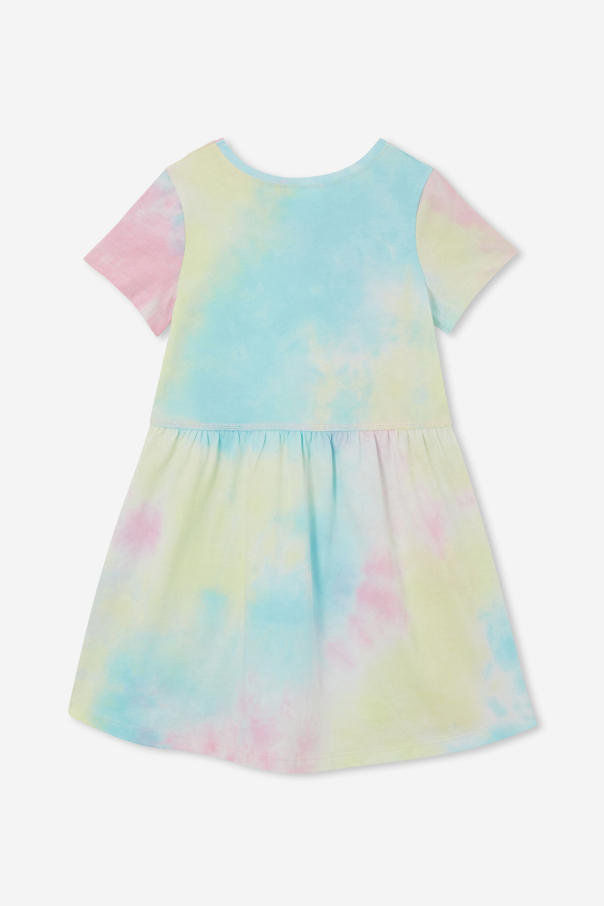 Little Kids Tie-Dye Shortsleeve T-Shirt 4T / Pastel Splatter