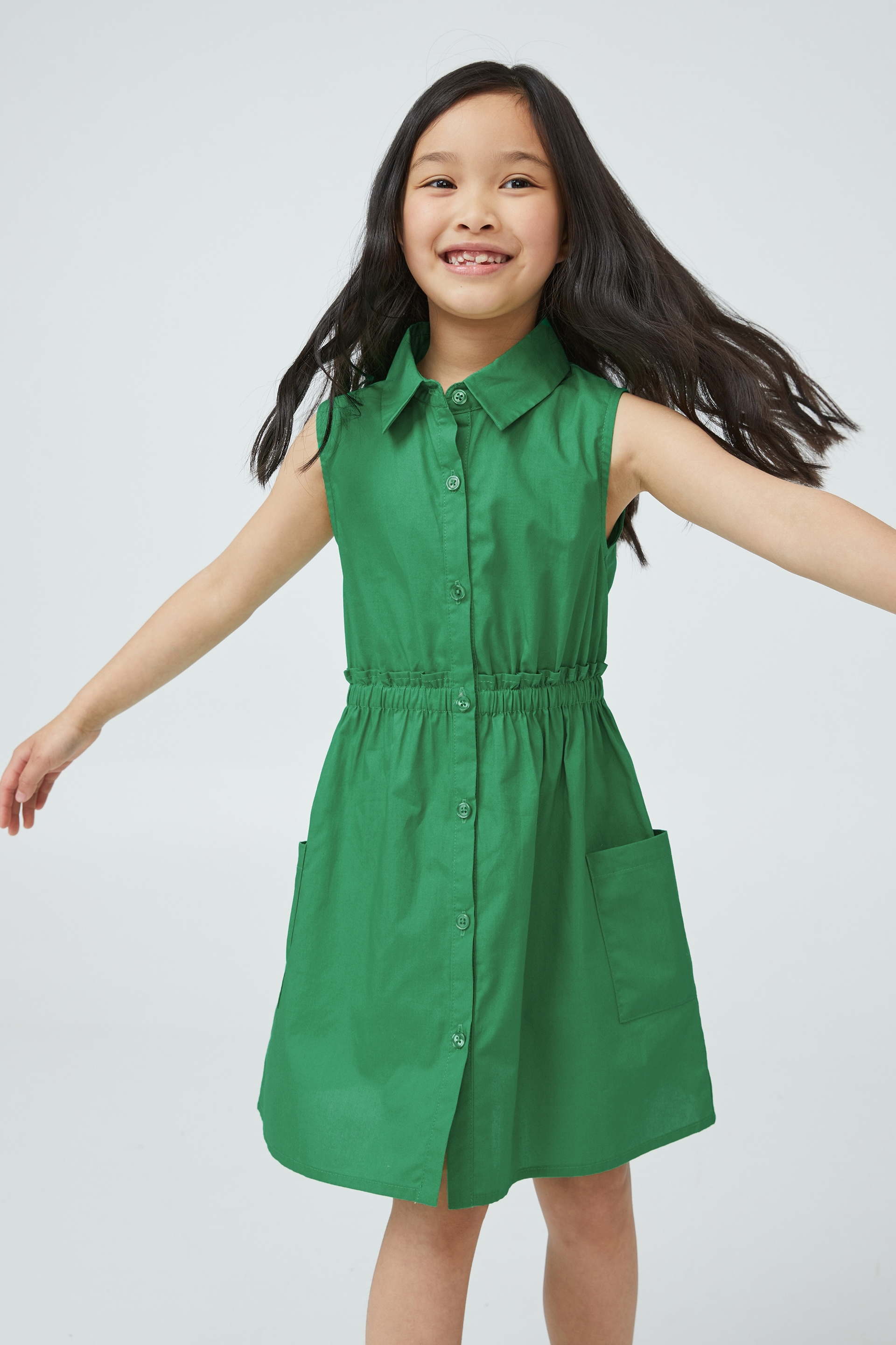 Cotton On Kids - Simone Sleeveless Dress - Toffee apple