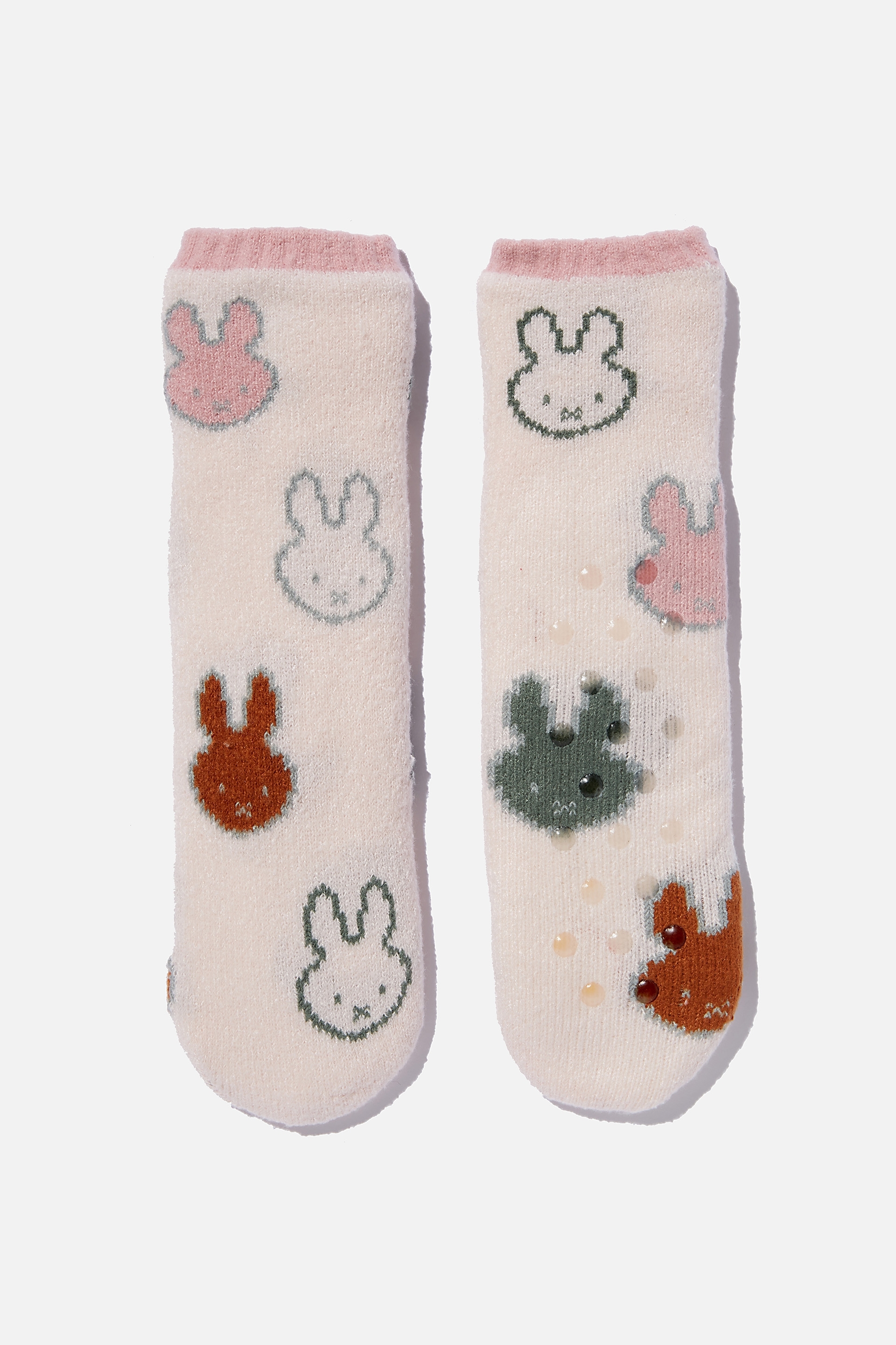 Cotton On Kids - Kids License Slipper Socks - Lcn mif miffy/crystal pink