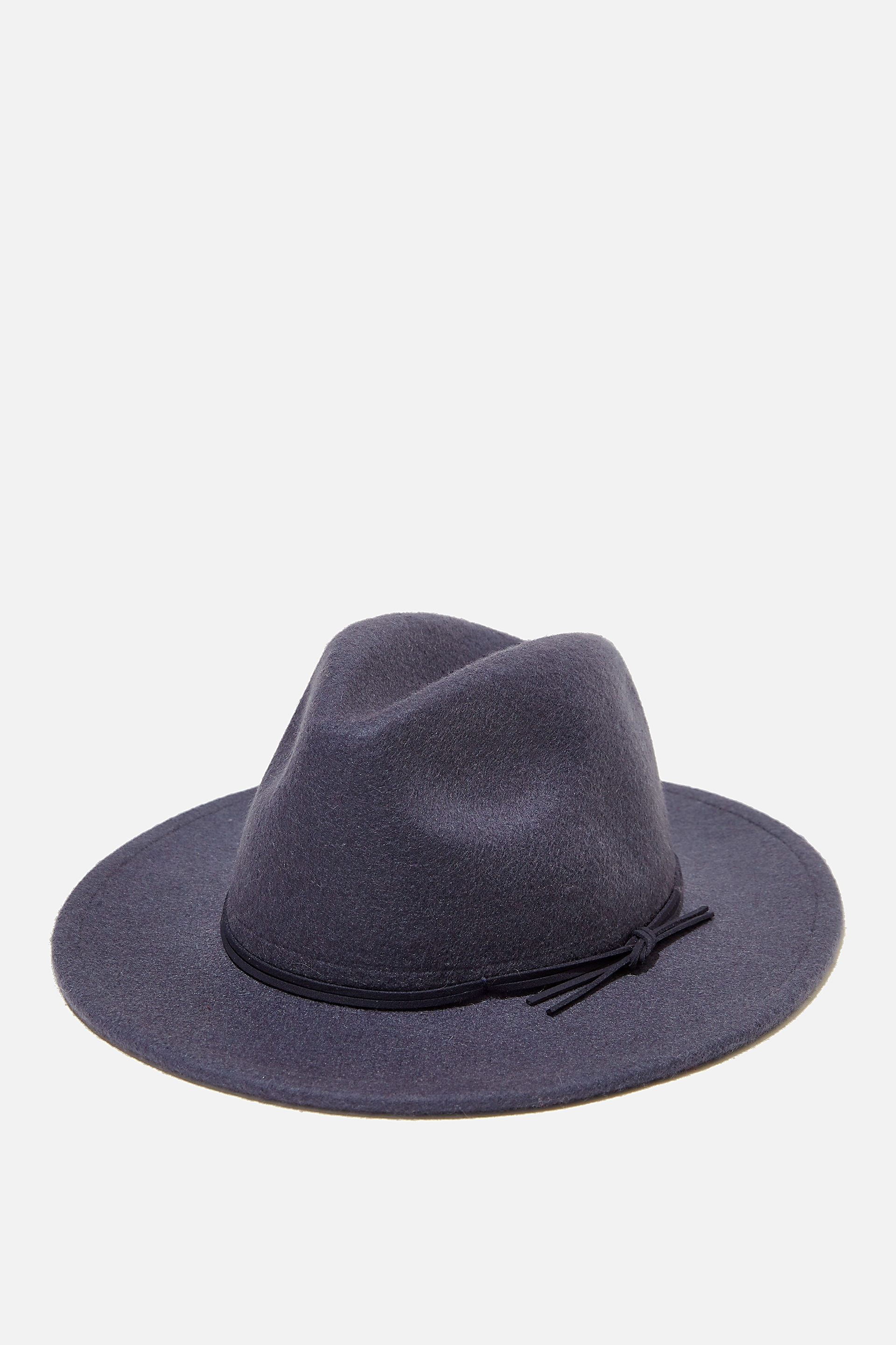 Cotton On Kids - Kids Wide Brim Hat - Taupy brown/ties