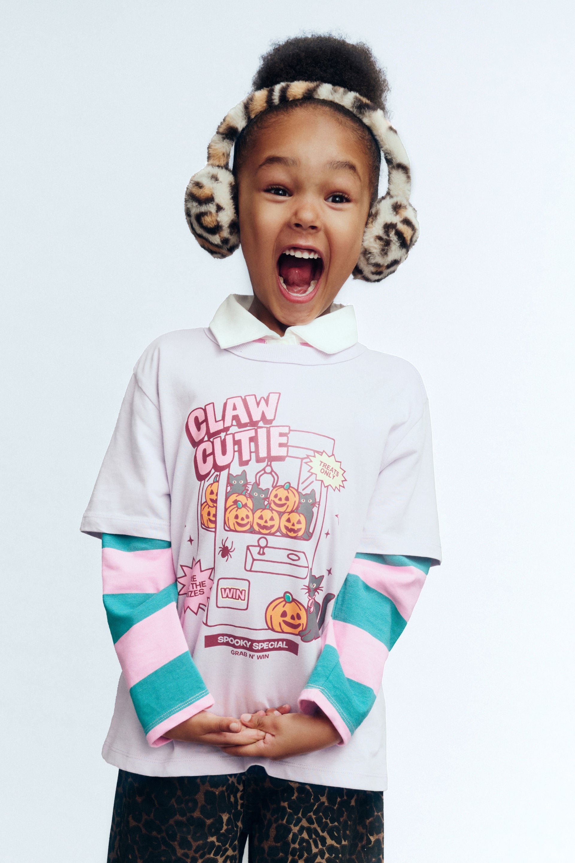 Cotton On Kids - Essential Short Sleeve Graphic Tee - Vintage lilac/claw cutie