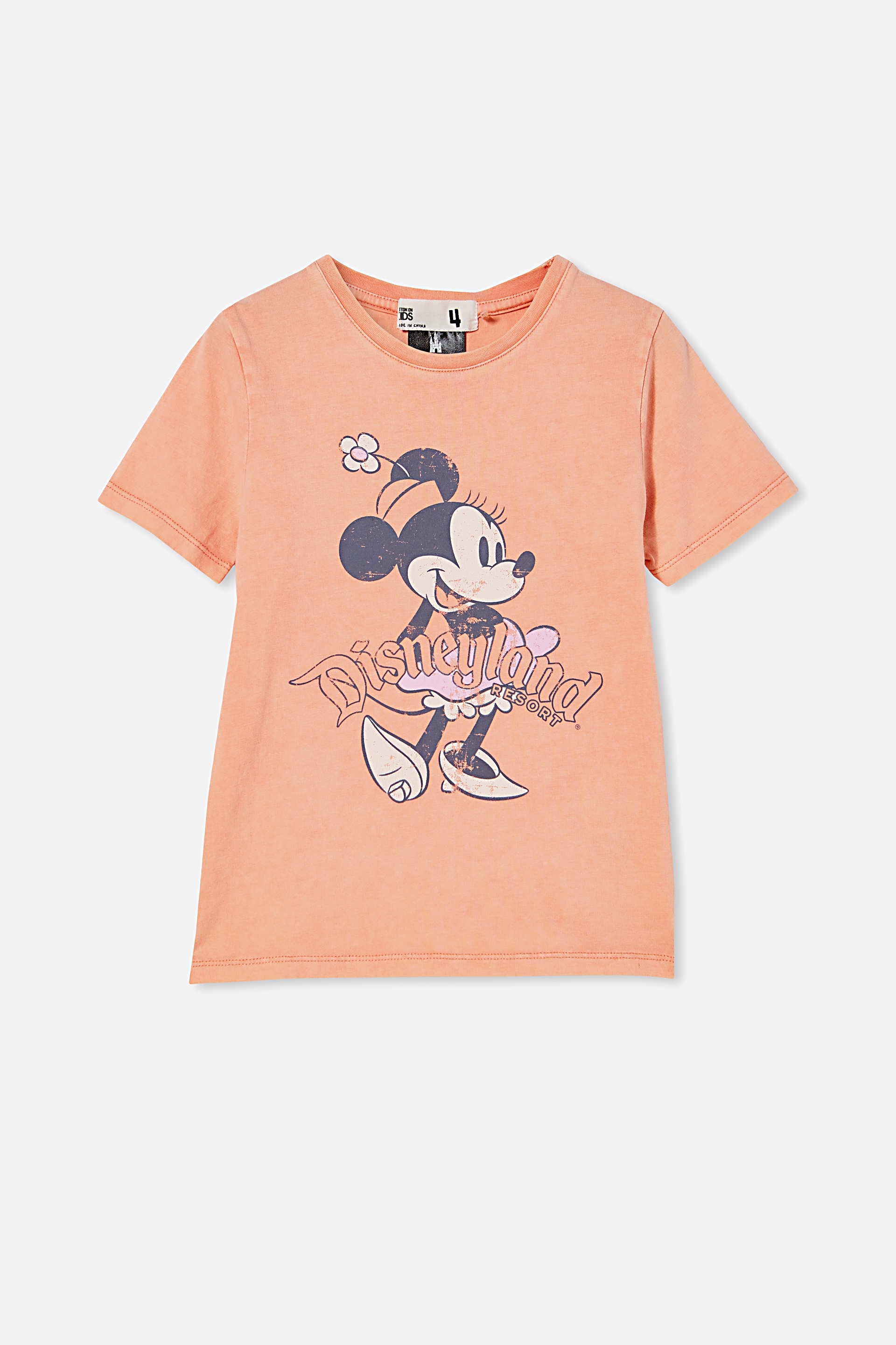 Cotton On Kids - Disneyland Short Sleeve Tee - Lcn dis minnie front and back/musk melon