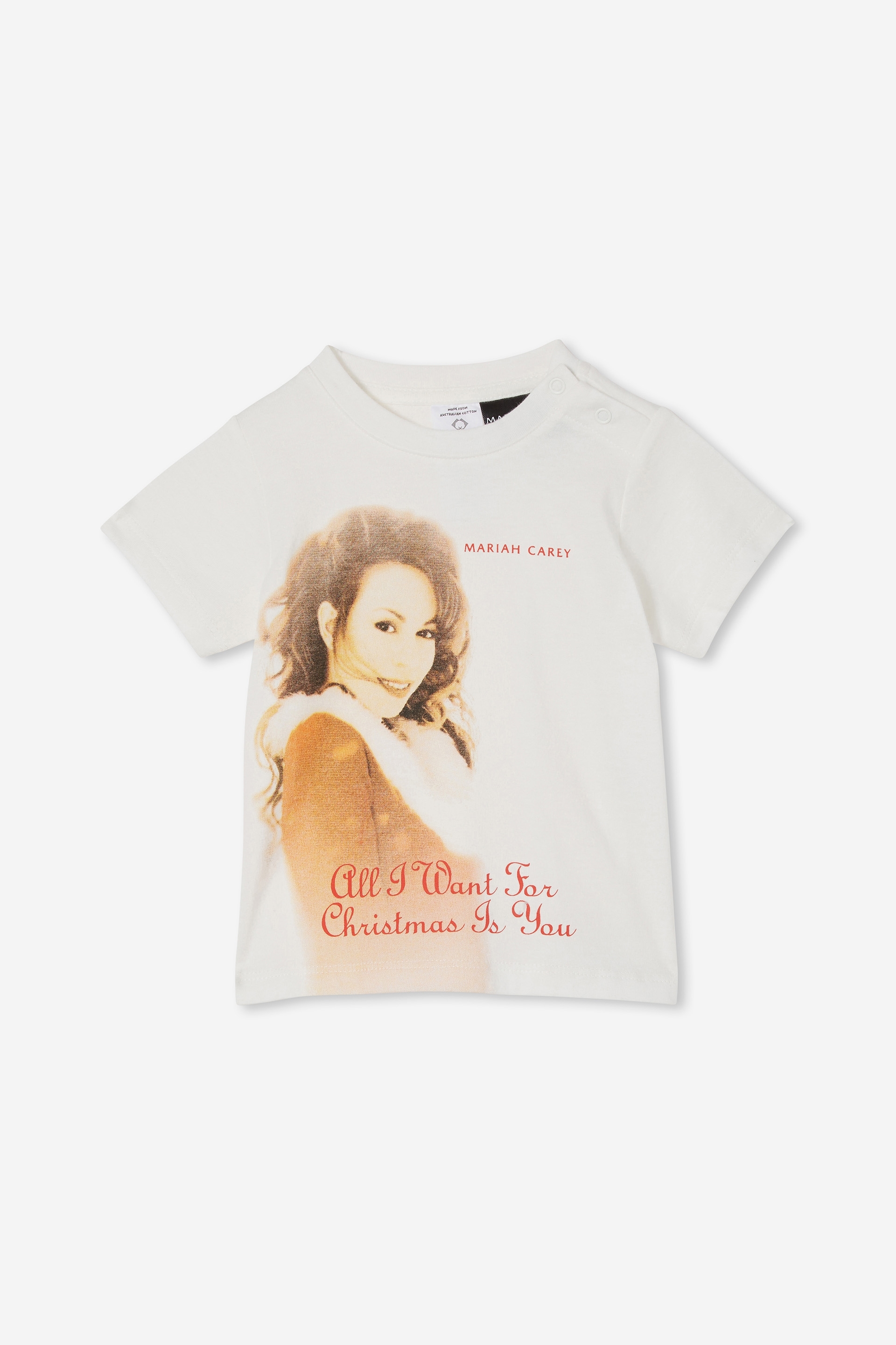 Cotton On Kids - Jamie Short Sleeve Tee-License - Lcn mt vanilla/all i want for christmas