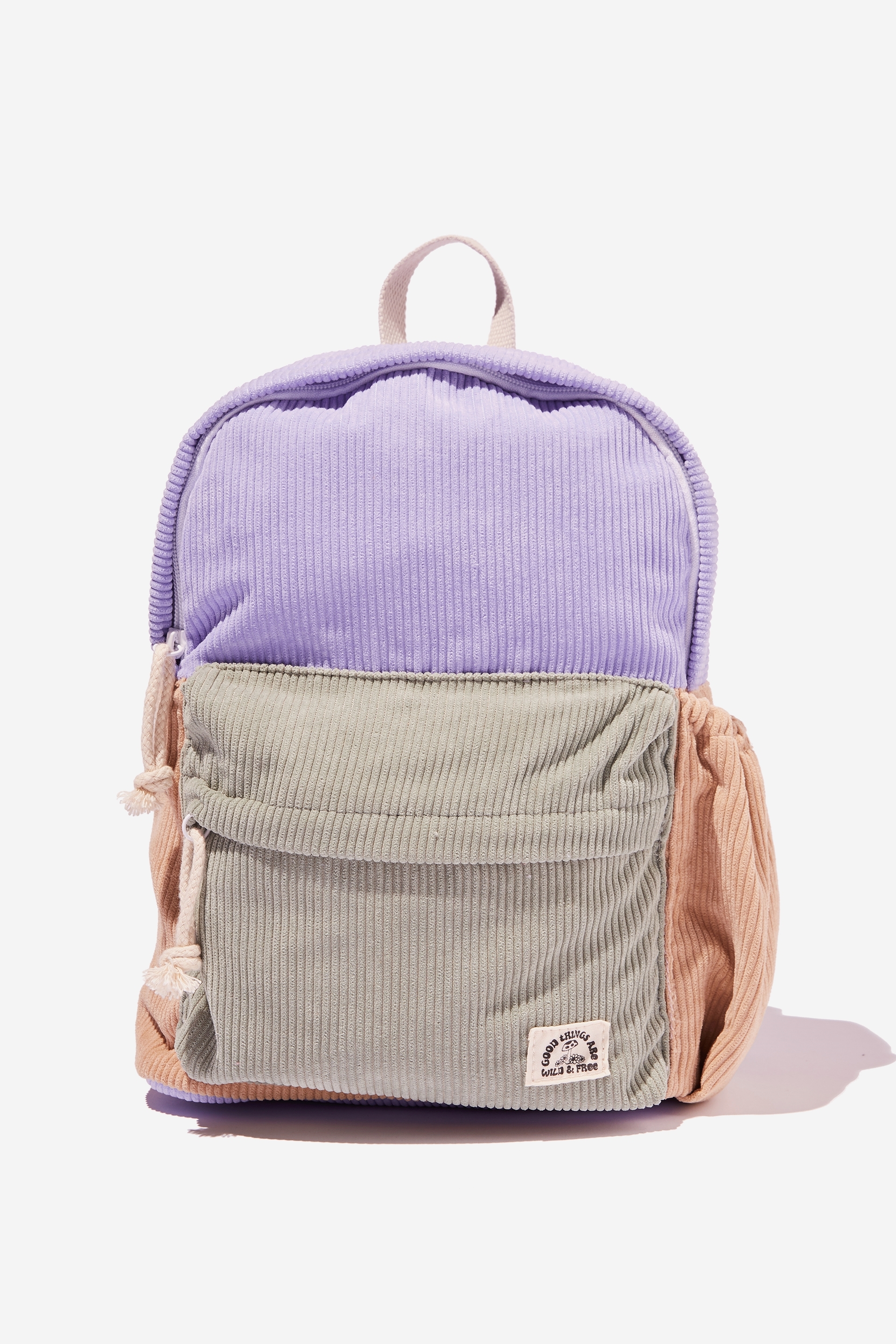 Cotton On Kids - Happy Camper Backpack - Grape soda/smashed avo