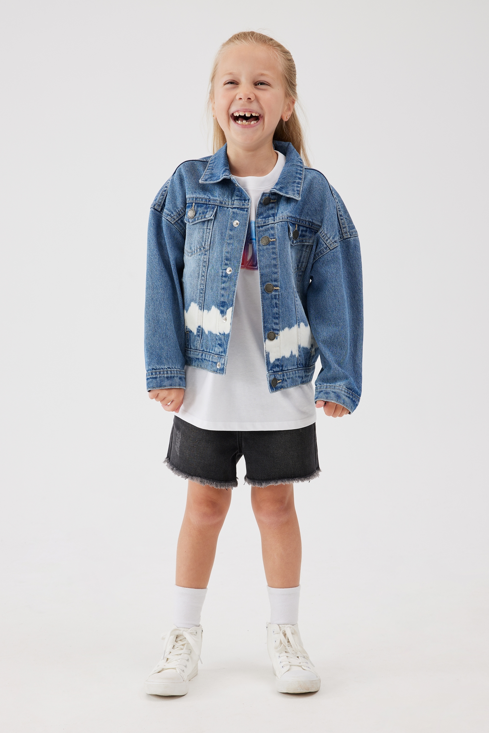 Cotton on Women - The Oversized Denim Jacket - Offshore Blue