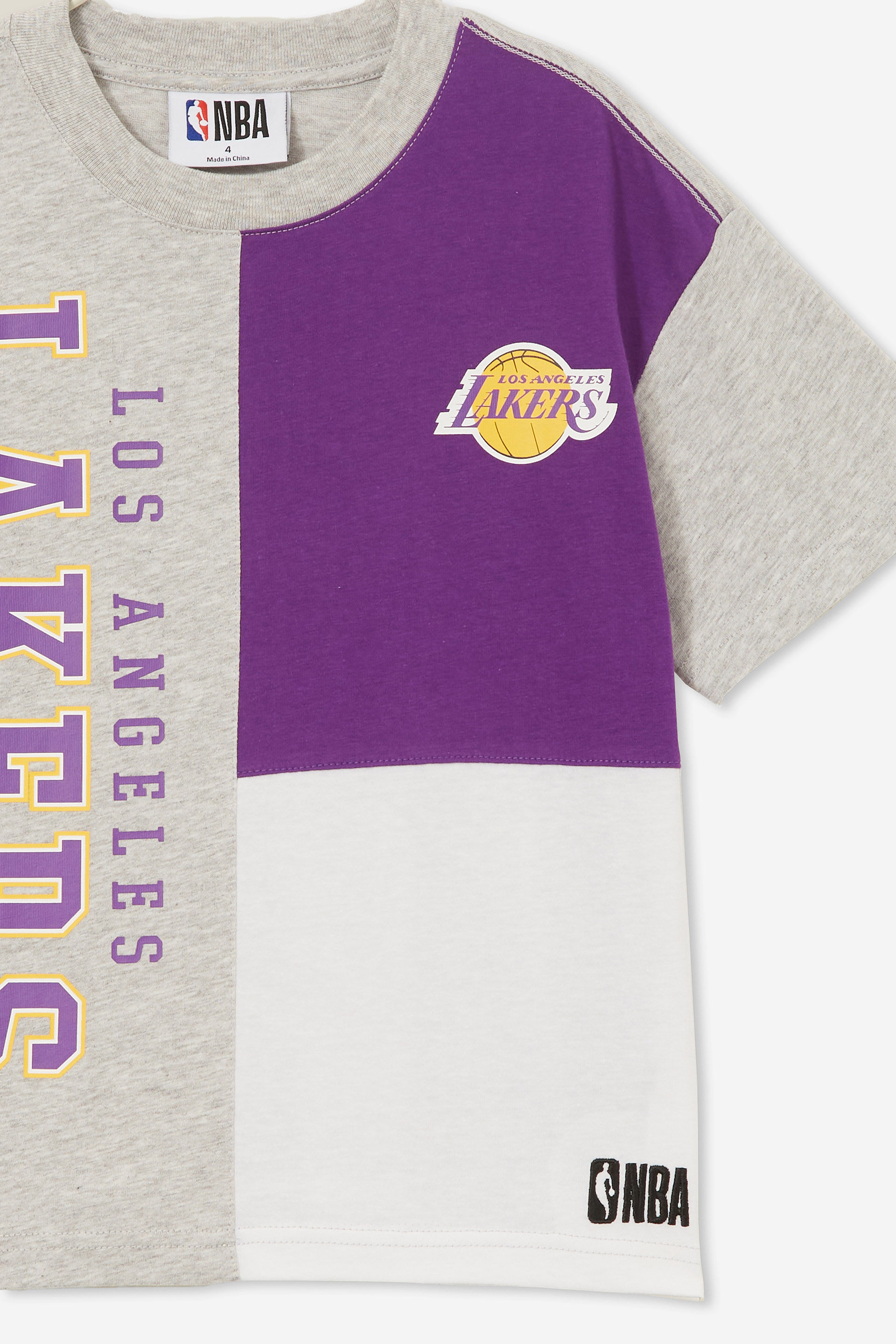 Women's Mitchell and Ness Los Angeles Lakers NBA Moment T-Shirt