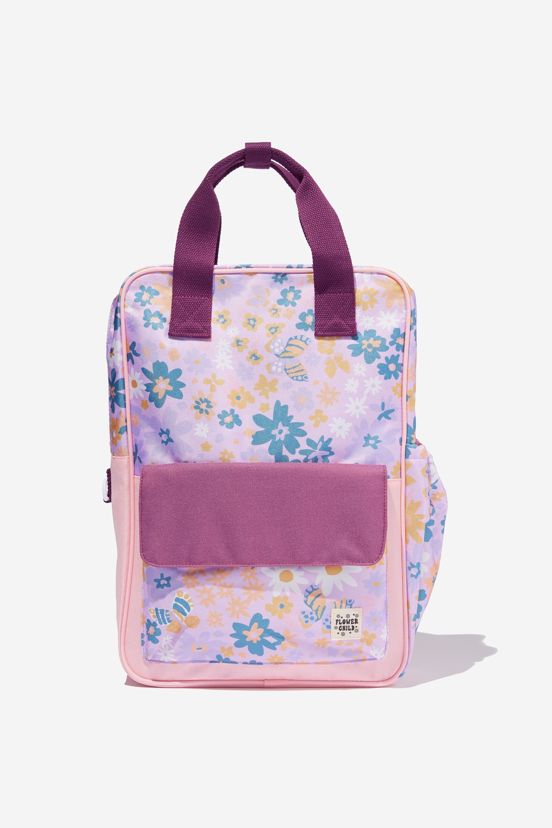 Cotton On Kids - Back To It Backpack - Very berry/paradise floral