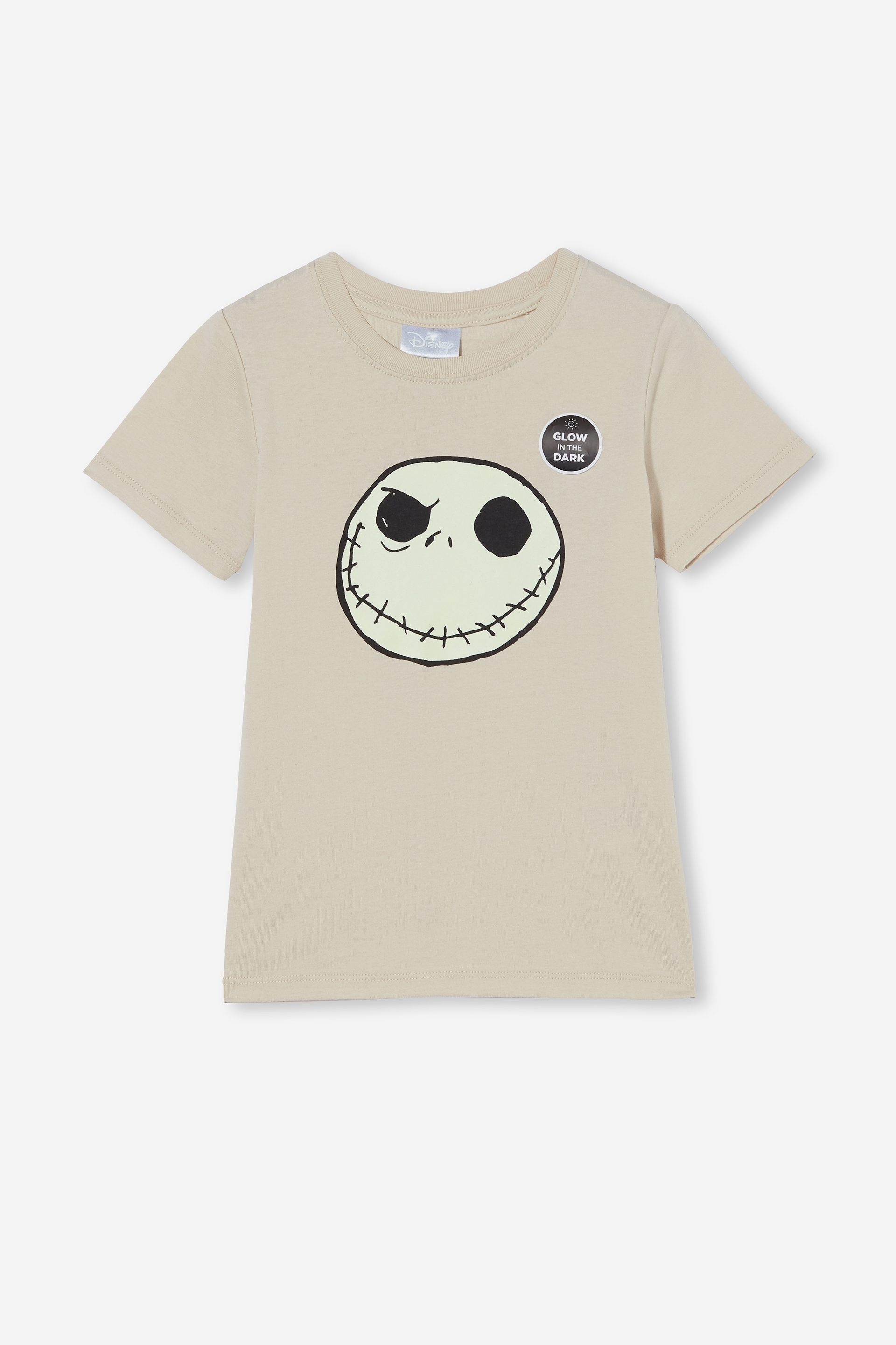 Cotton On Kids - Short Sleeve License Embellished Tee - Lcn dis rainy day /nightmare before christmas