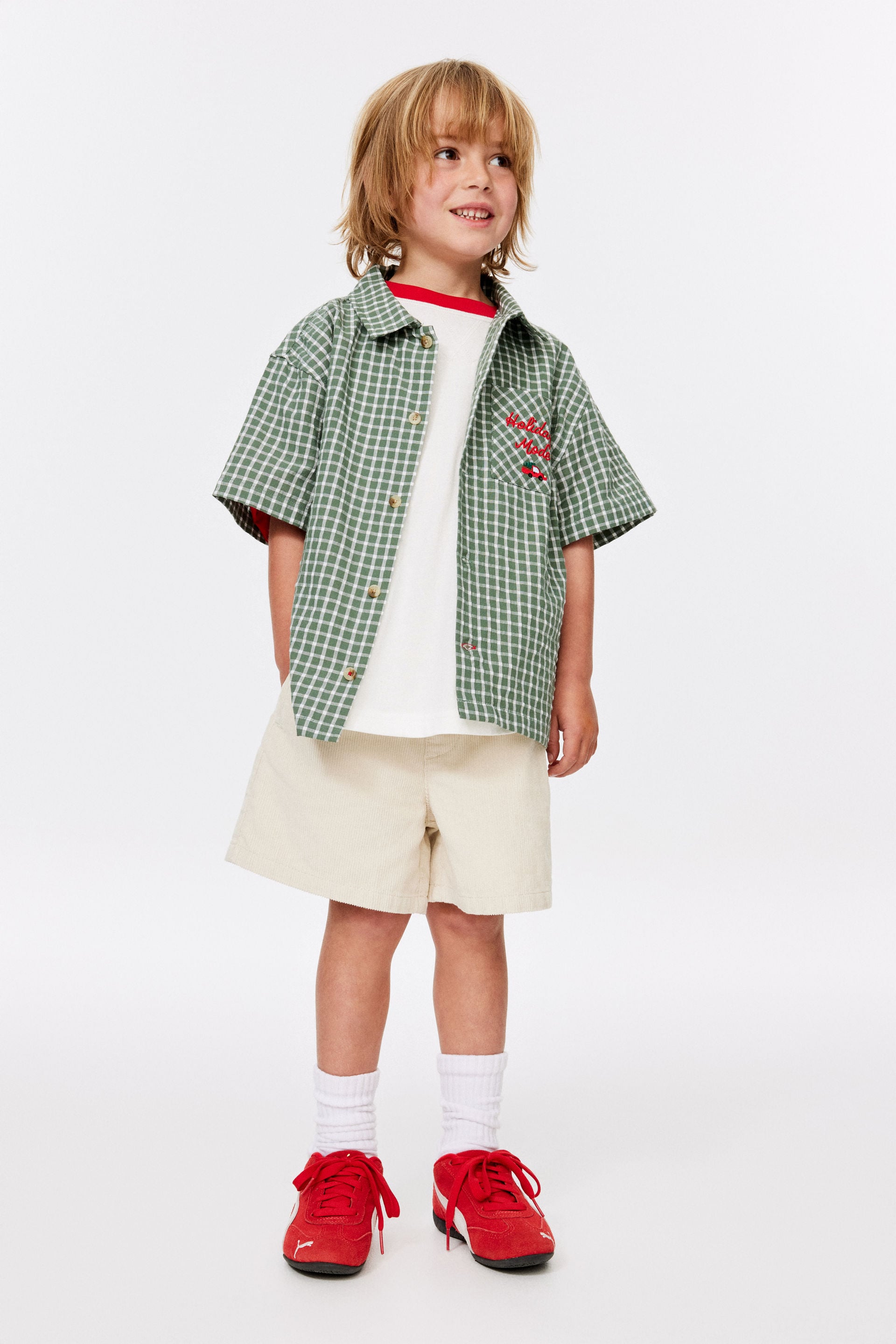 Cotton On Kids - Relaxed Pull On Short - Rainy day