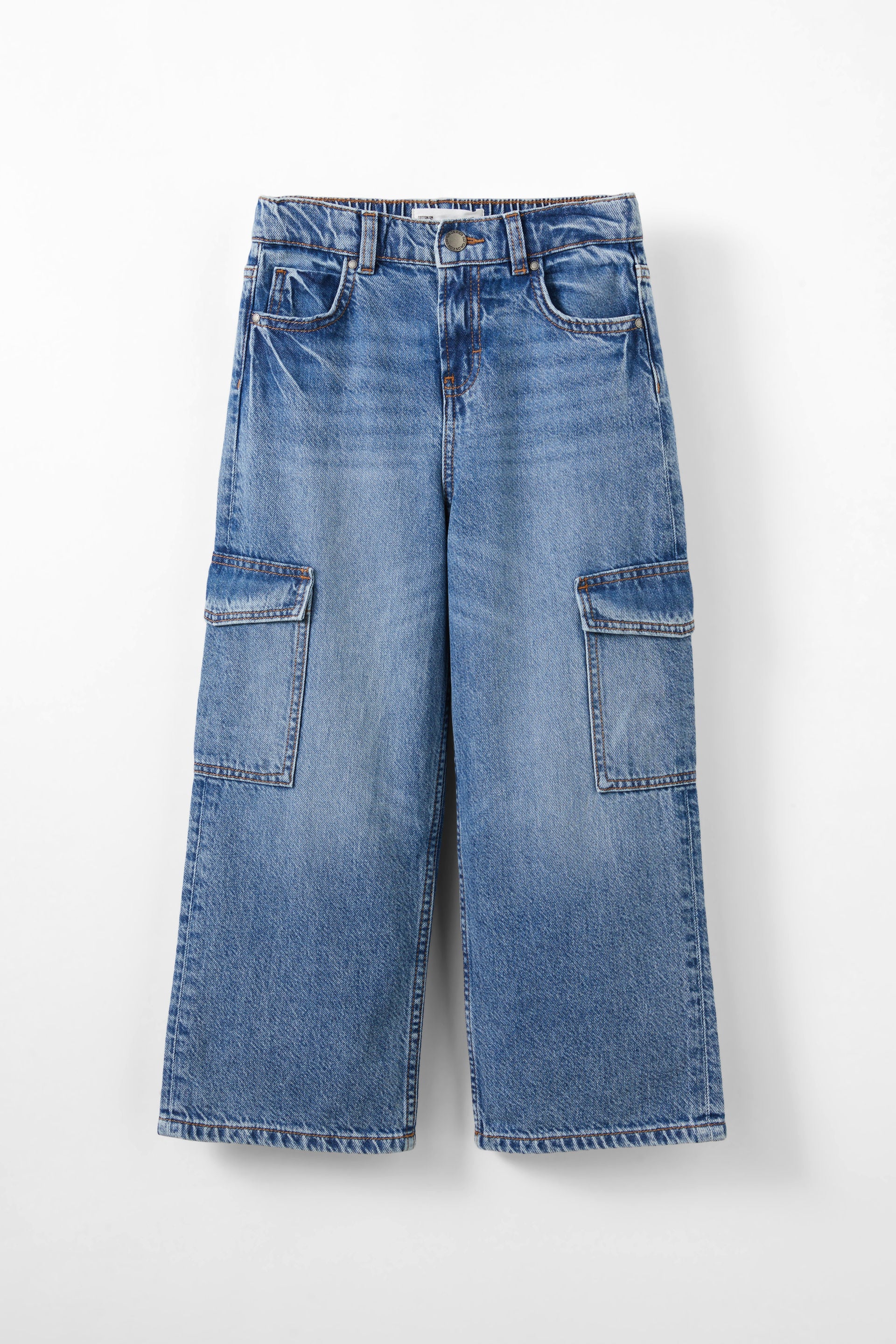 Cotton On Kids - Super Baggy Jean - Blue haven mid blue/cargo