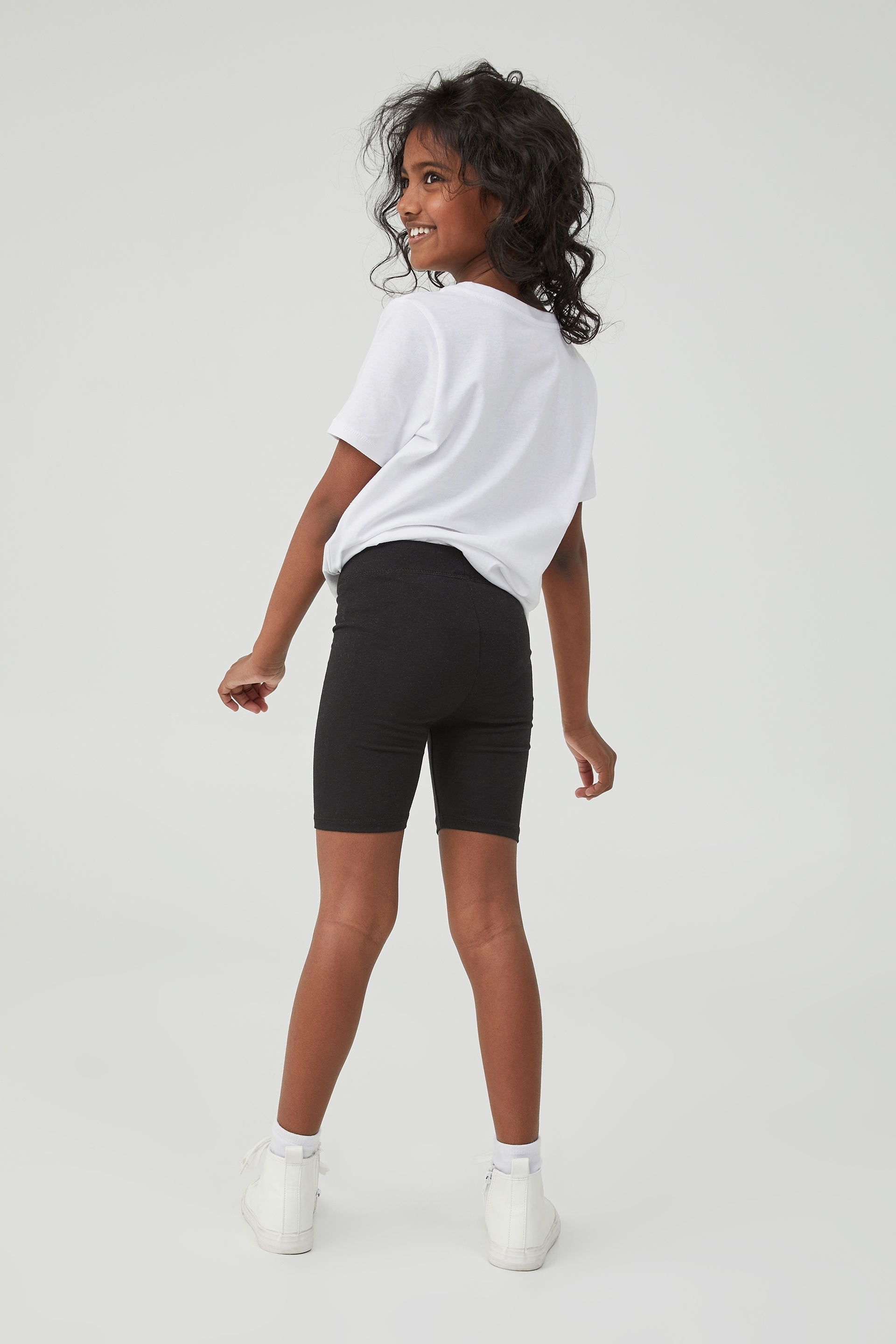 Biker Shorts For Girls, Kids Biker Short Black