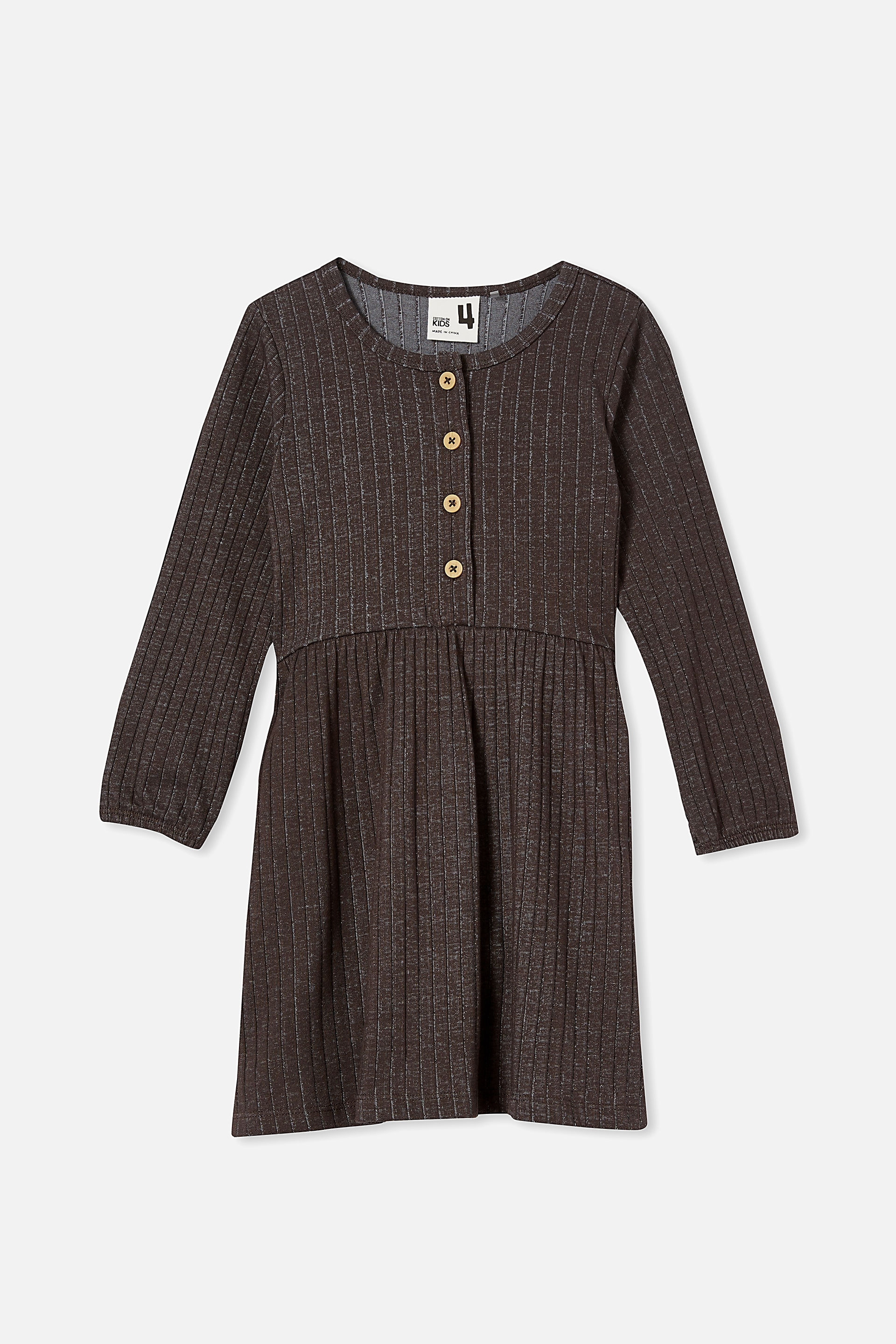 Long sleeve hot sale dress cotton on