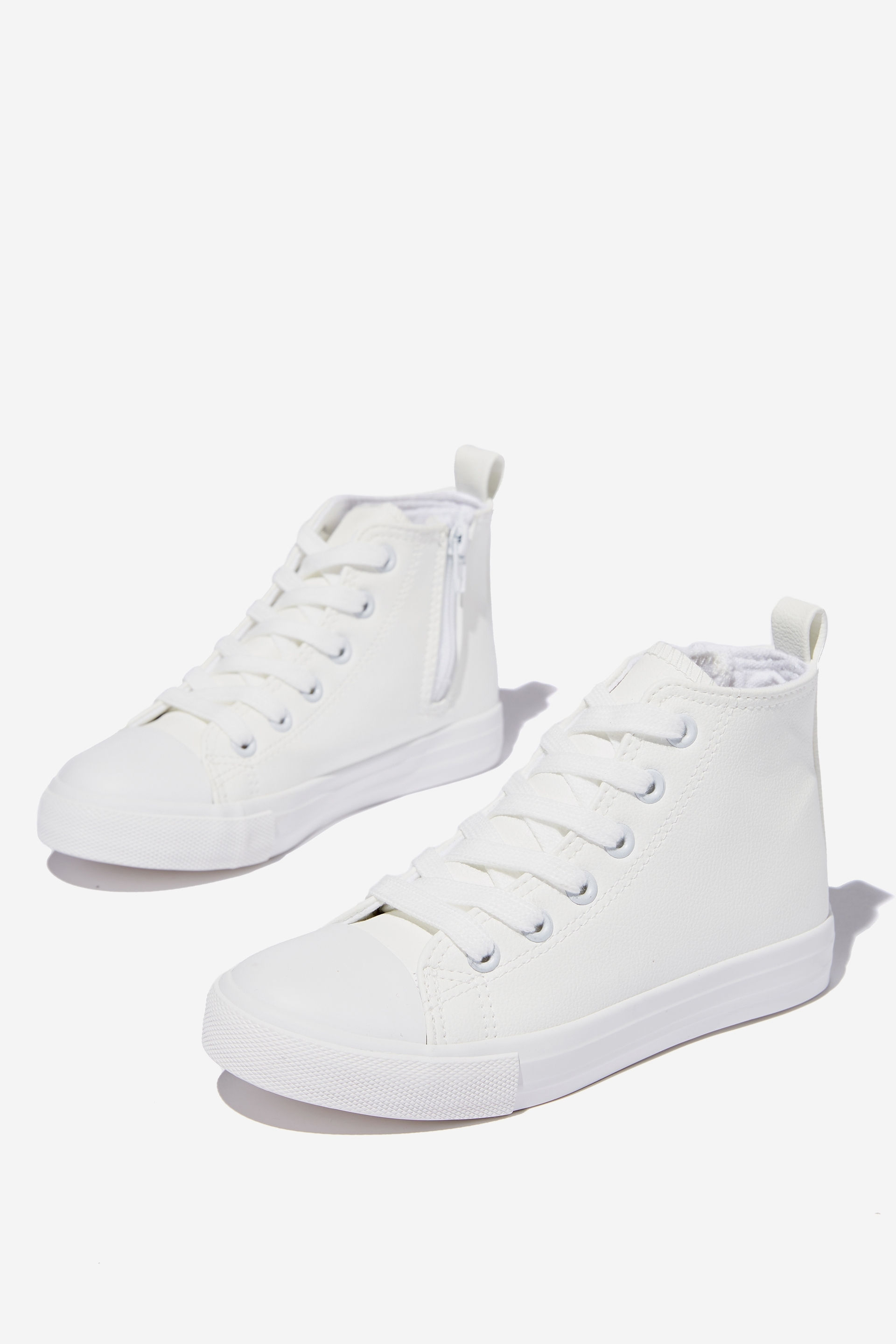 Cotton On Kids - Classic High Top Trainer - White