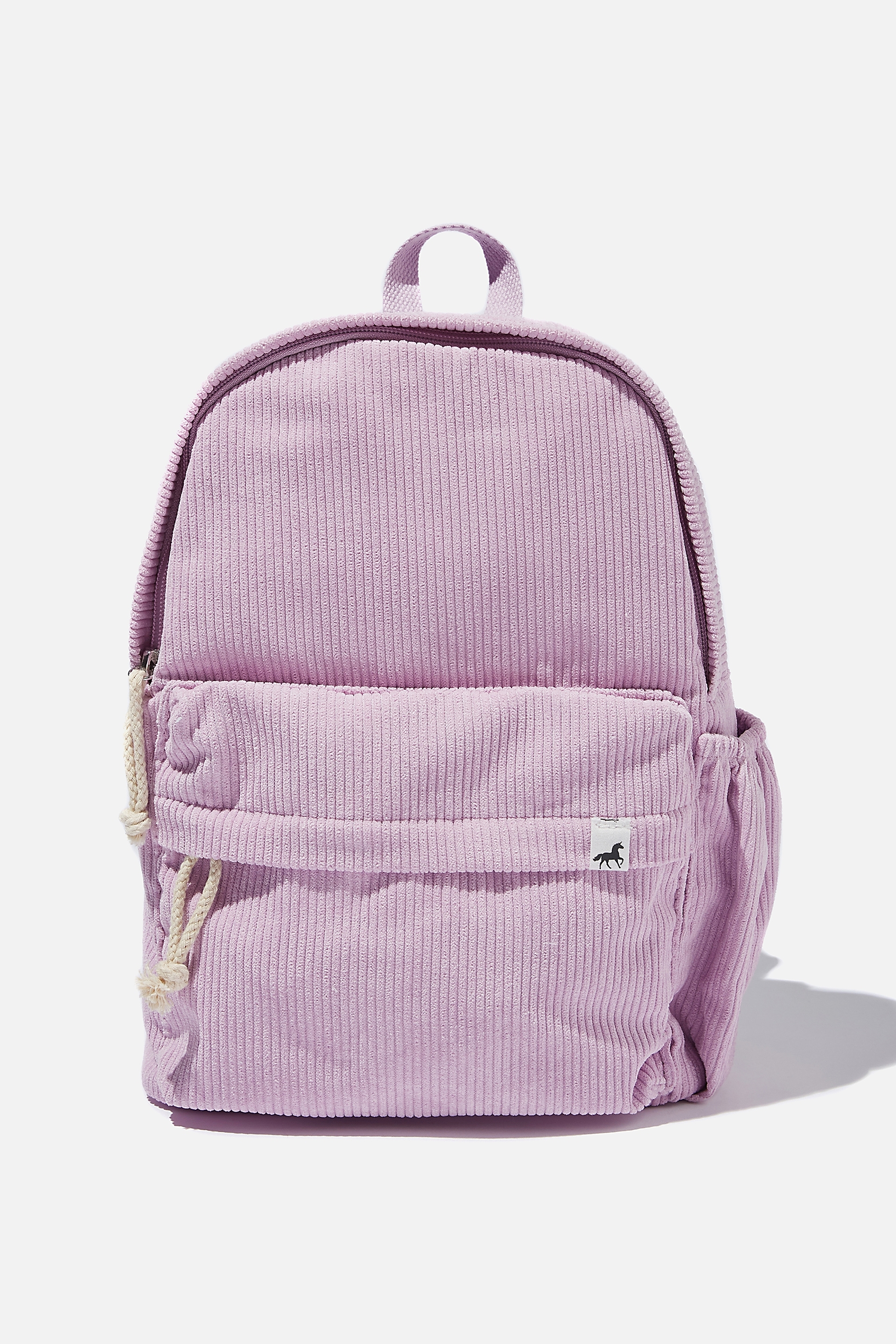 Cotton On Kids - Back To School Cord Backpack - Pale violet
