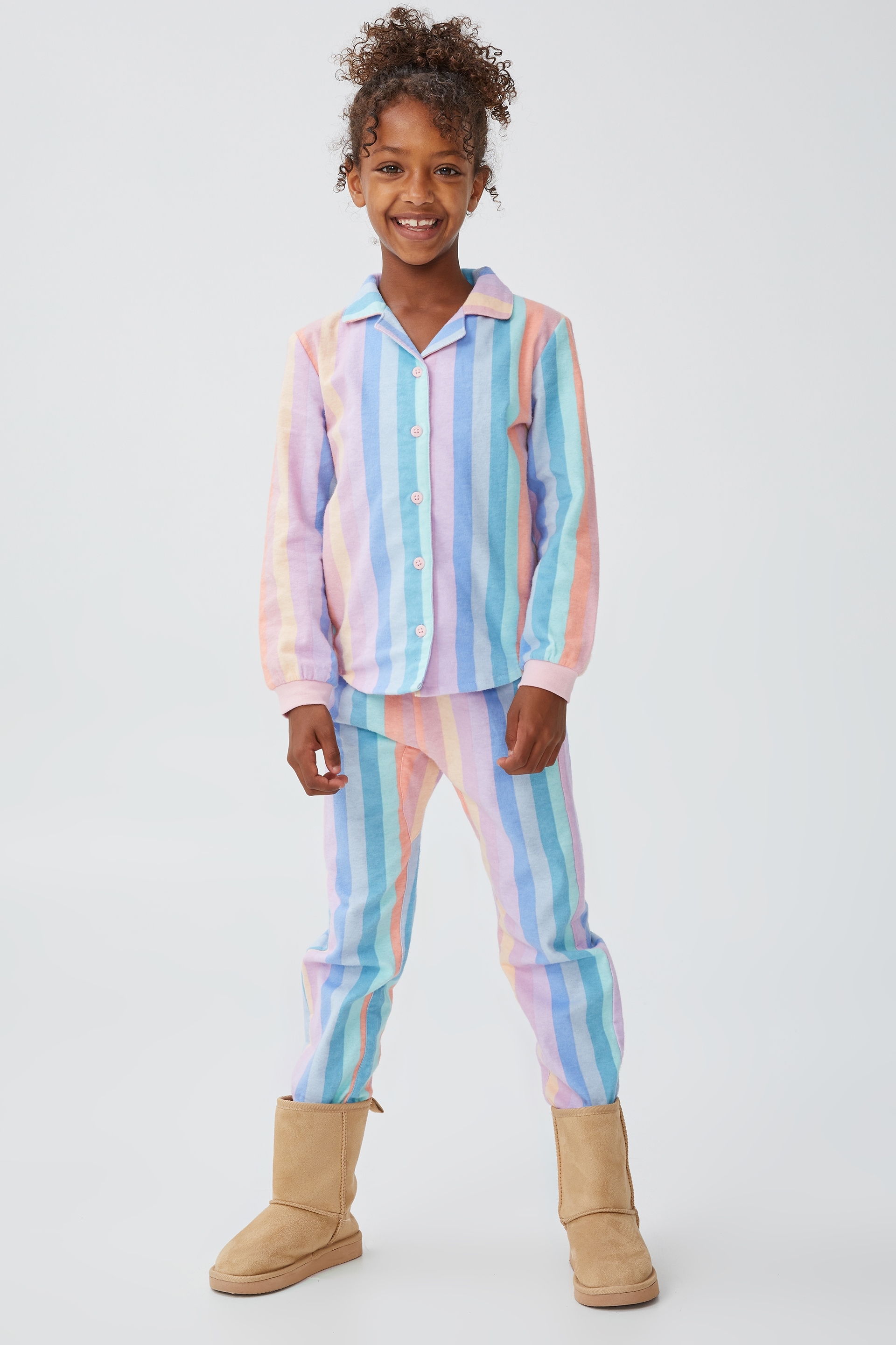 Cotton On Kids - Angie Long Sleeve Pyjama Set - Gelato brighton stripe
