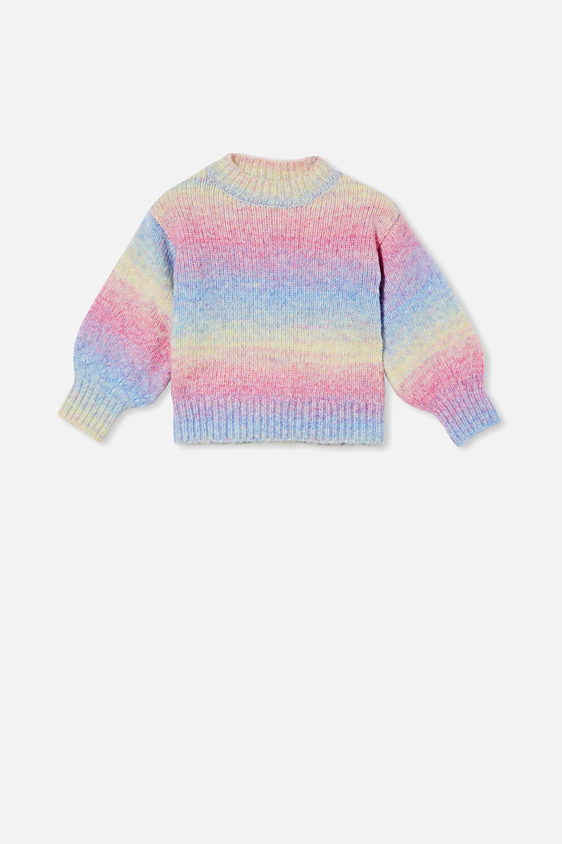 Cotton On Kids - Maisie Knit Jumper - Unicorn rainbow