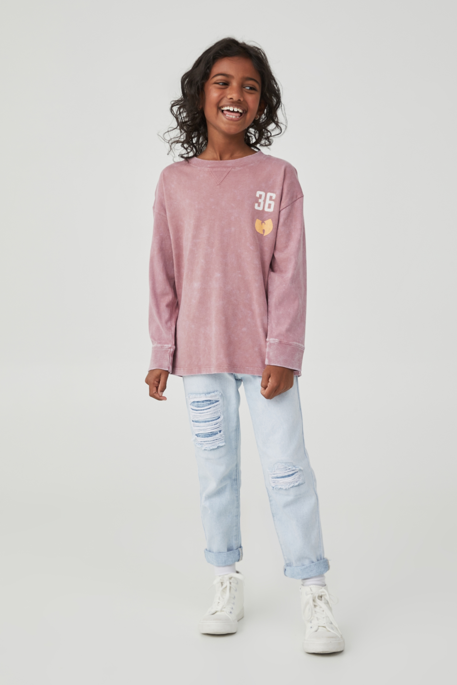 License Long Sleeve Drop Shoulder Tee