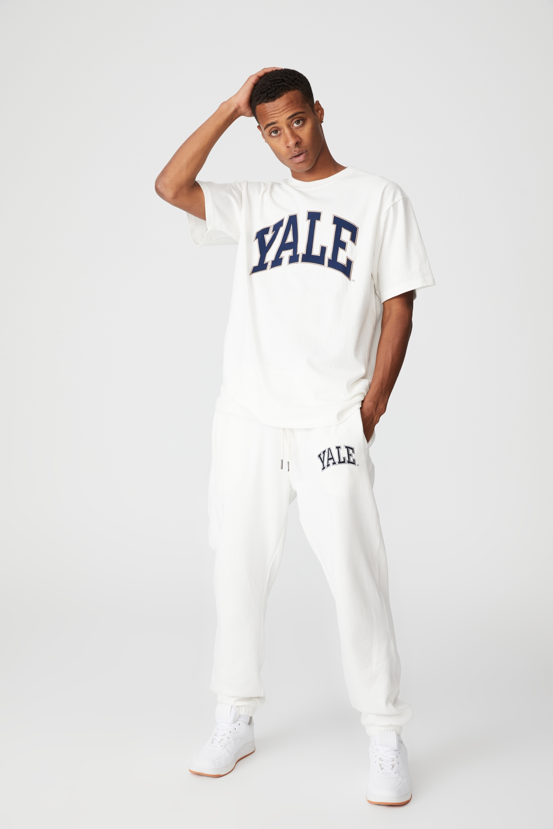Cotton On Men - Special Edition T-Shirt - Lcn yal vintage white/yale- logo