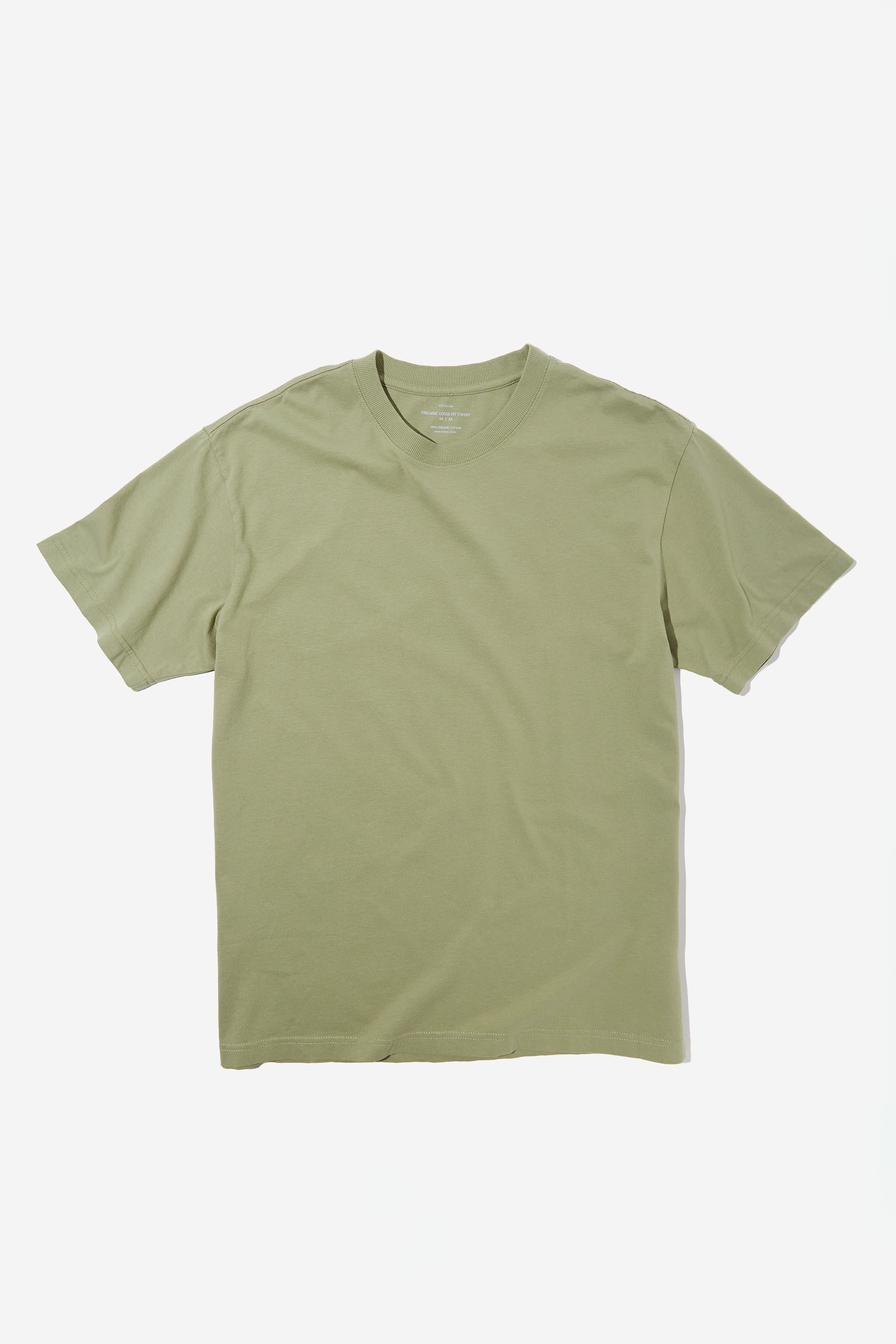 Cotton On Men - Organic Loose Fit T-Shirt - Sage