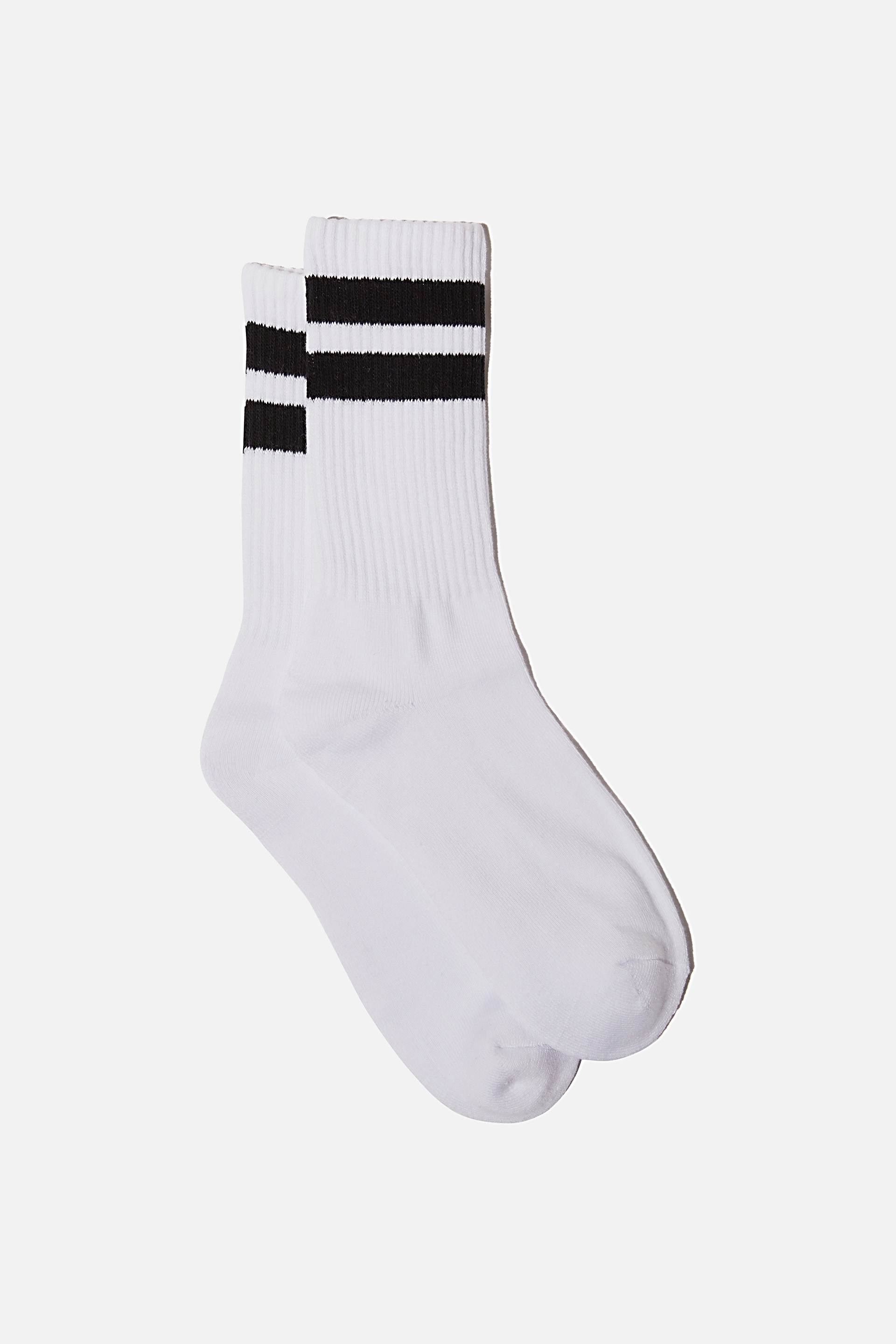 Cotton On Men - Essential Sock - White/sport stripe