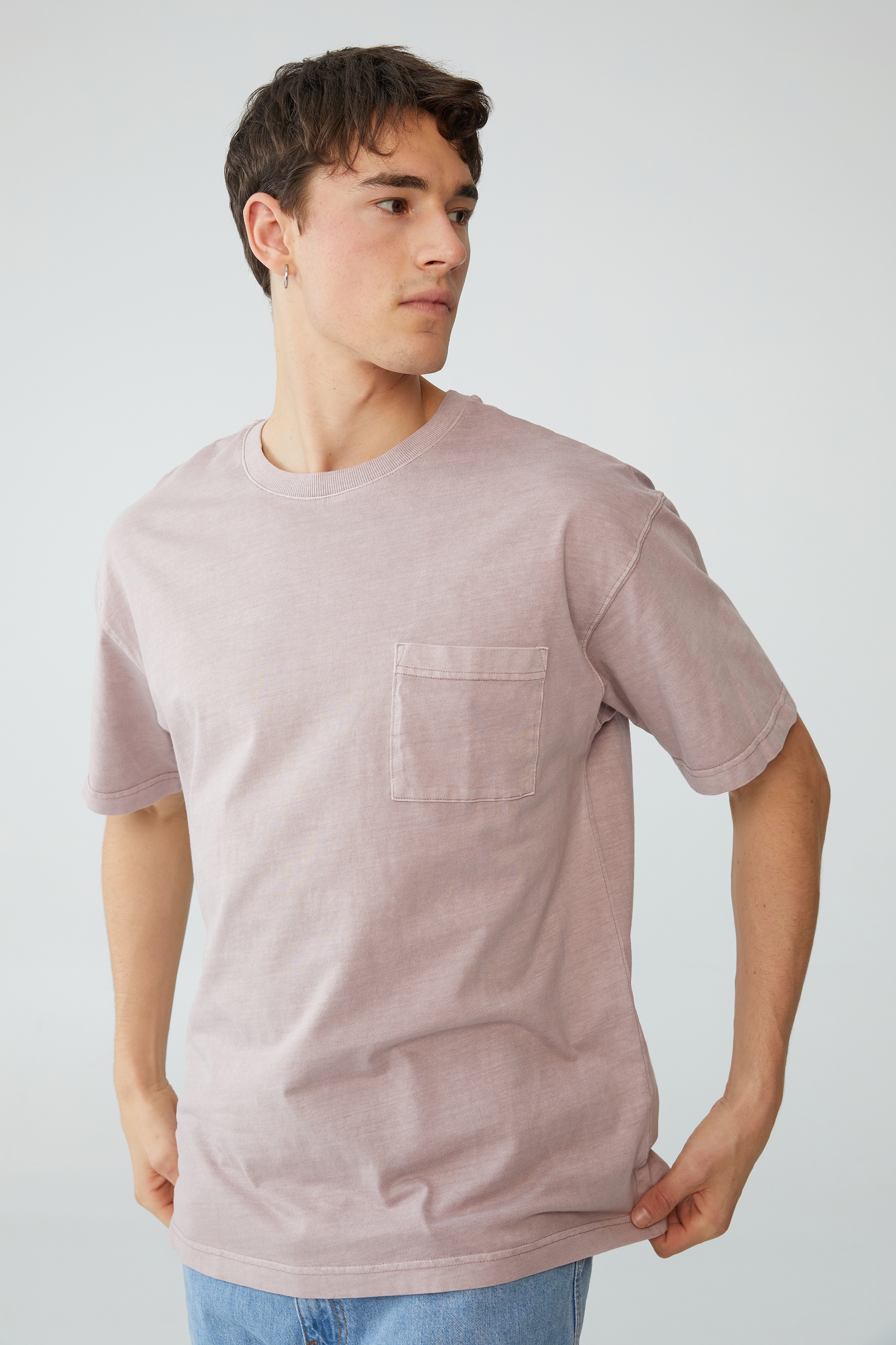 Cotton On Men - Loose Fit T-Shirt - Mauve