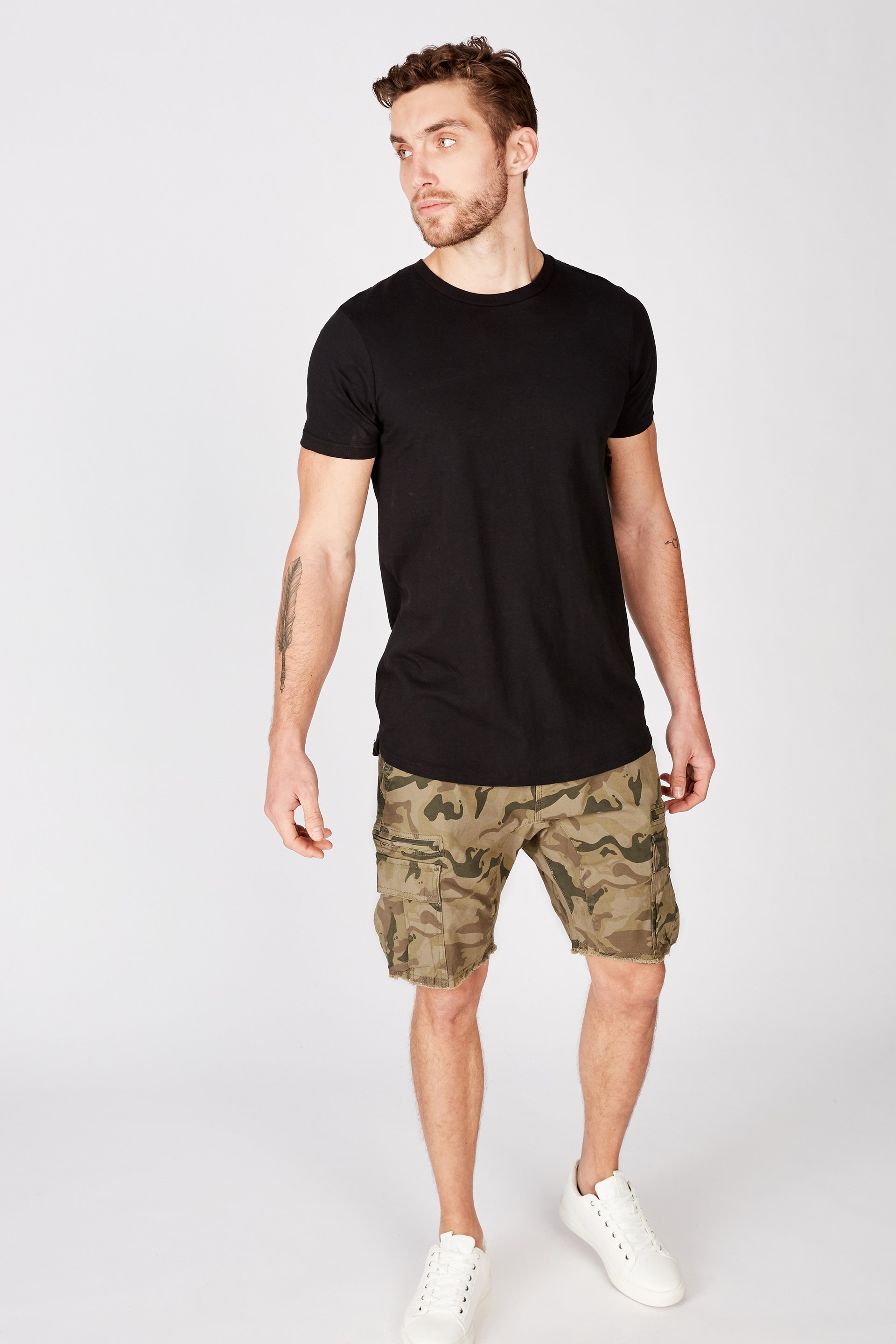 men's utility cargo shorts