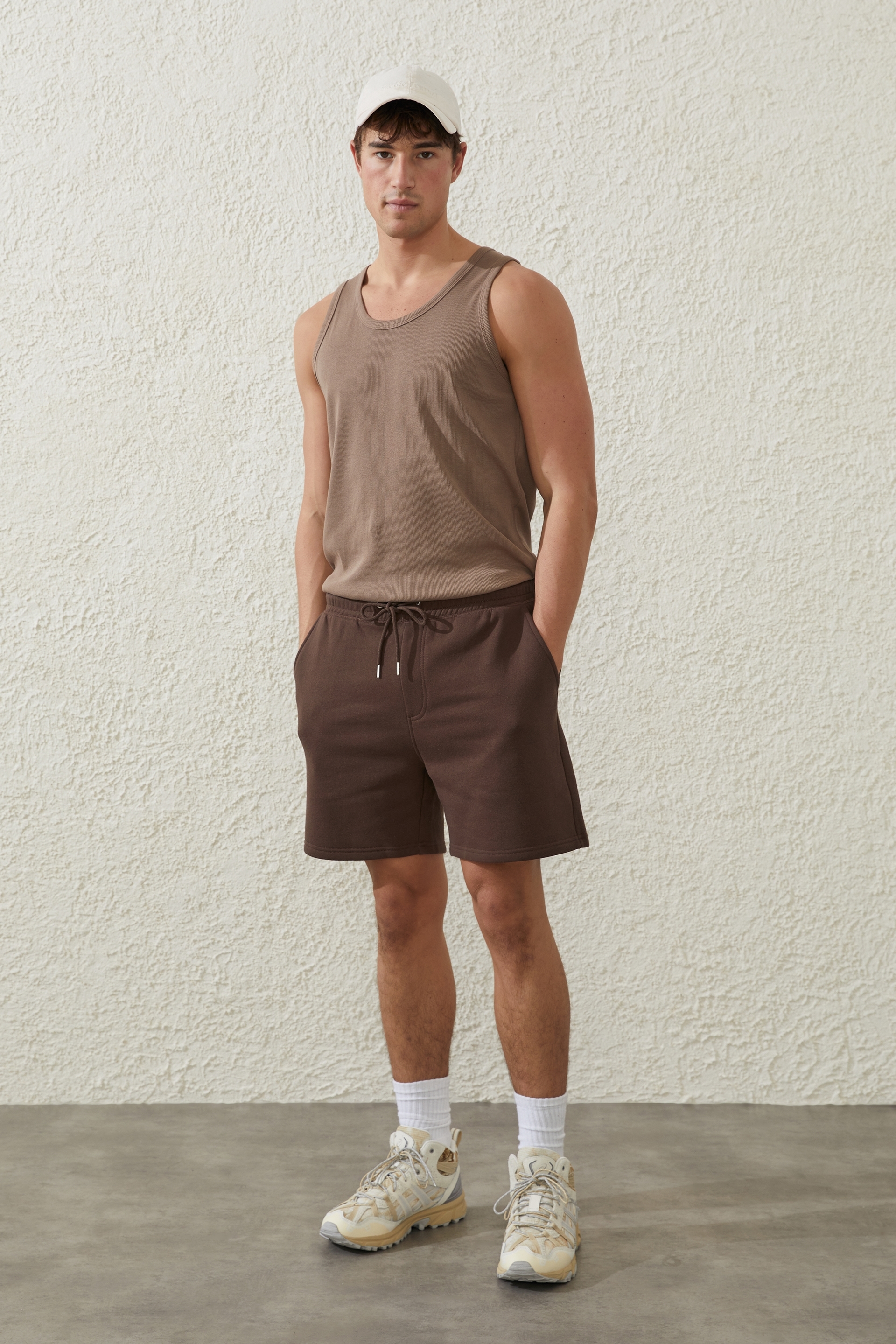 fleece athletic shorts