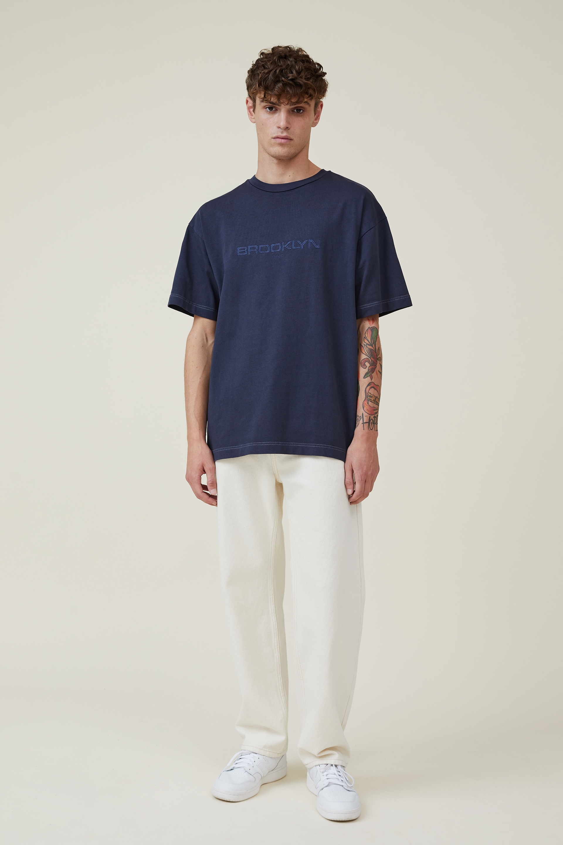 Box Fit Plain T-Shirt