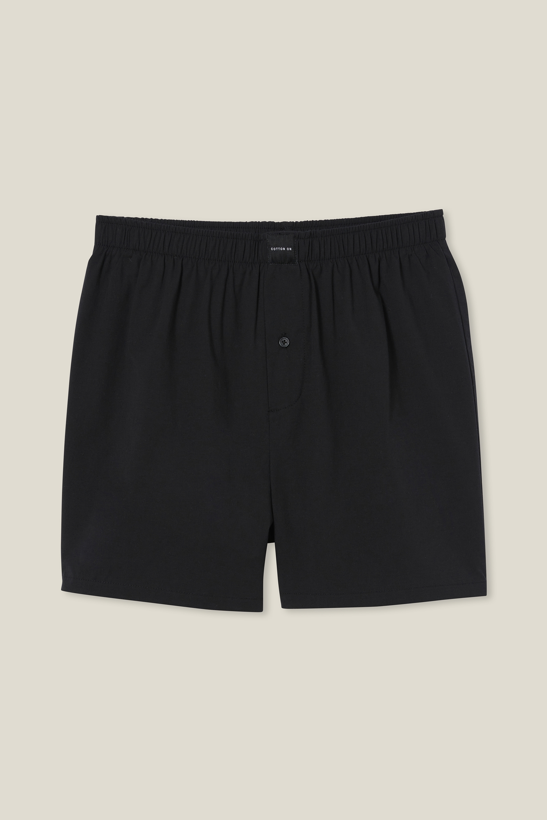 Stretch checked cotton boxer shorts