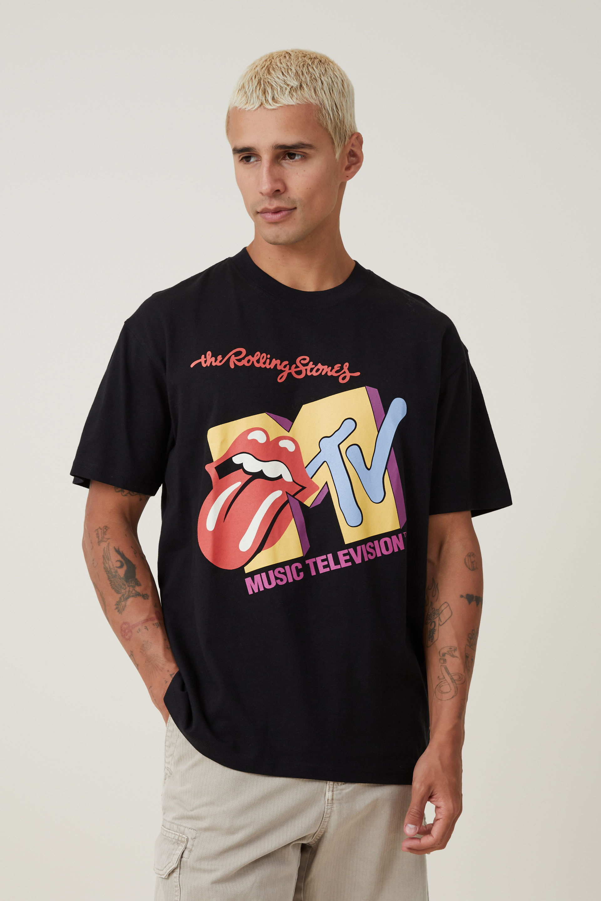 Mtv X Rolling Stones Loose Fit T-Shirt