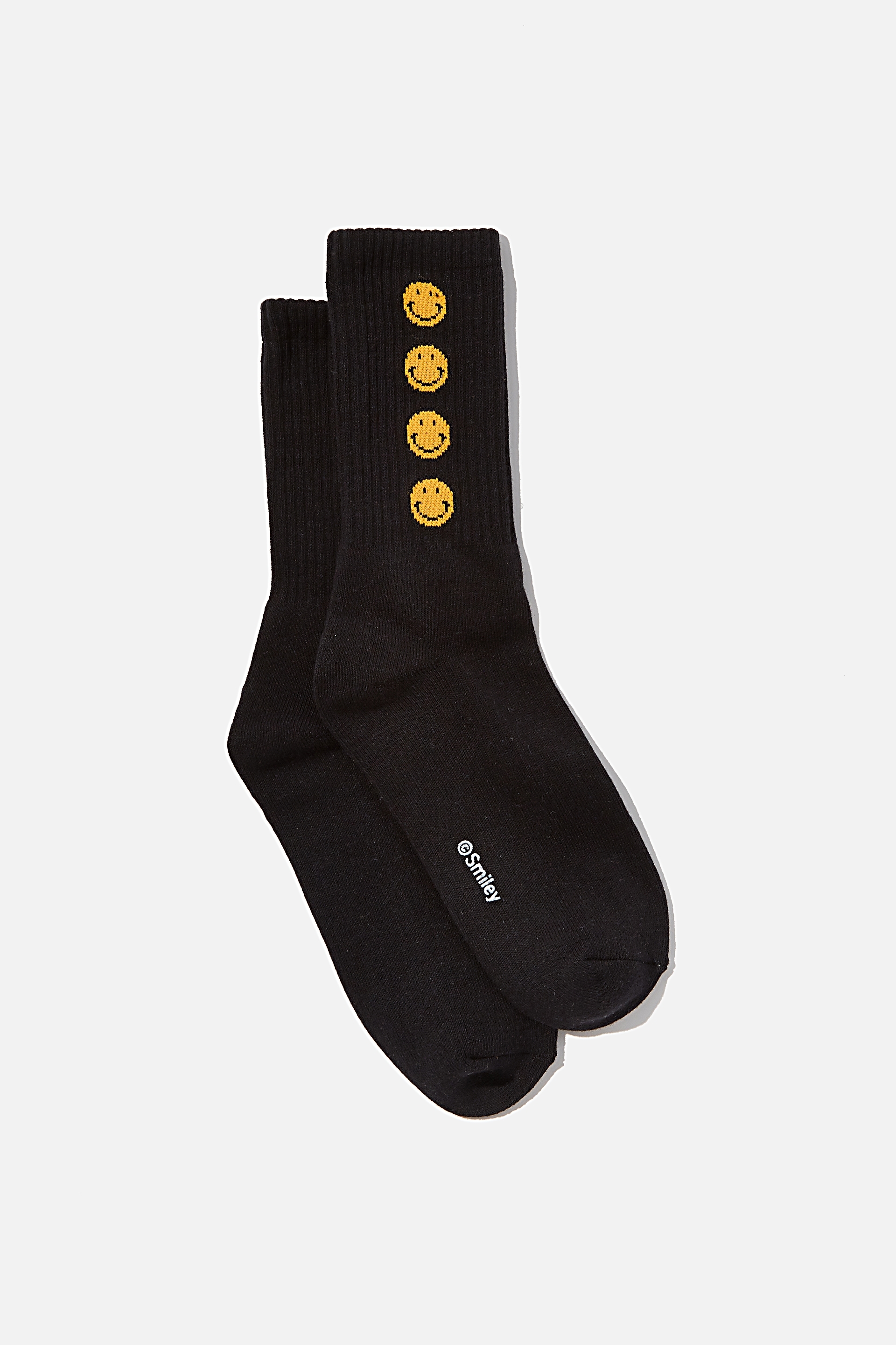 Cotton On Men - Special Edition Active Sock - Lcn smi smiley multi icon/black