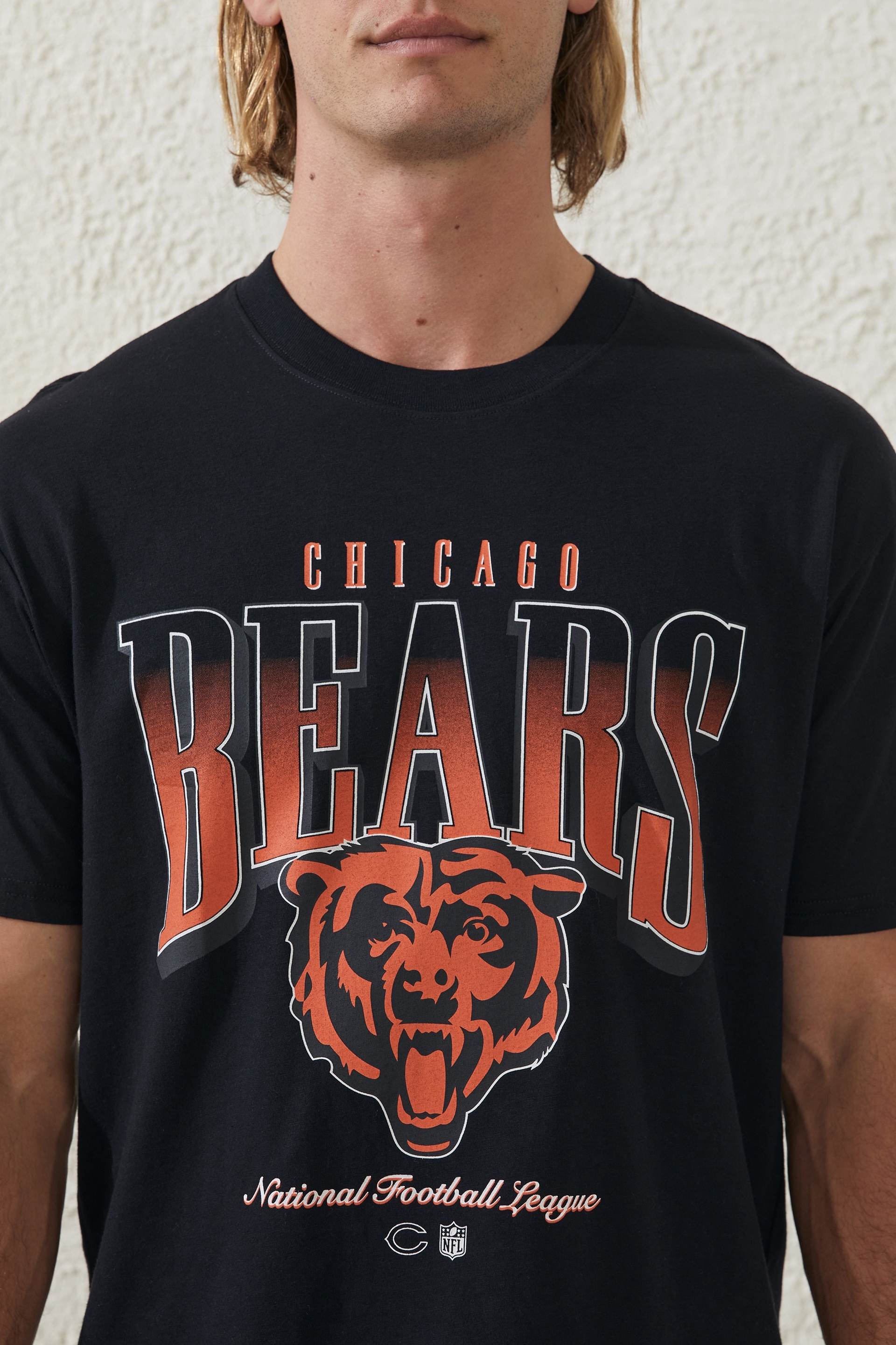 Men's Oversized Nfl Chicago Bears T-shirt