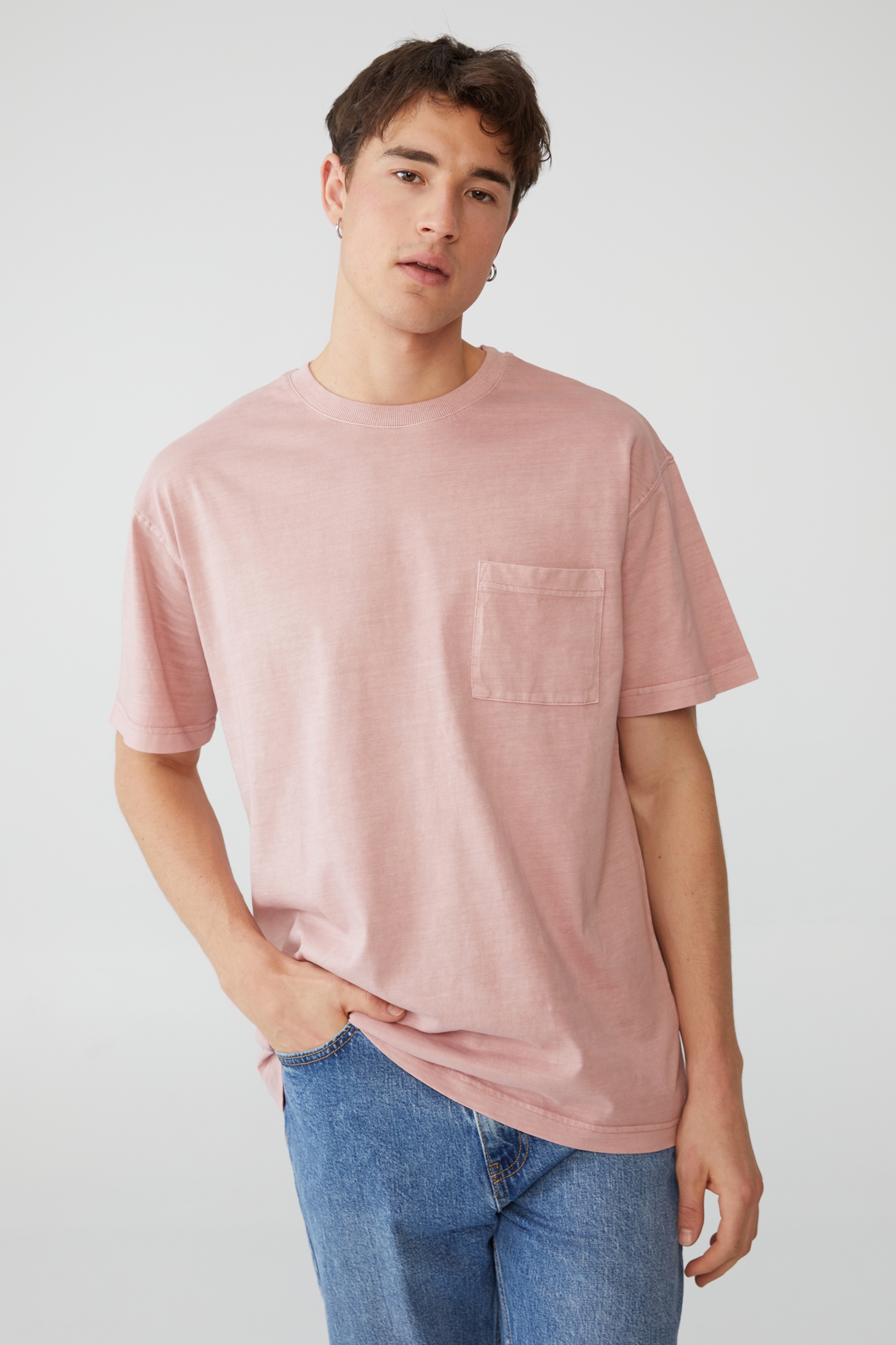 Cotton On Men - Loose Fit T-Shirt - Plum
