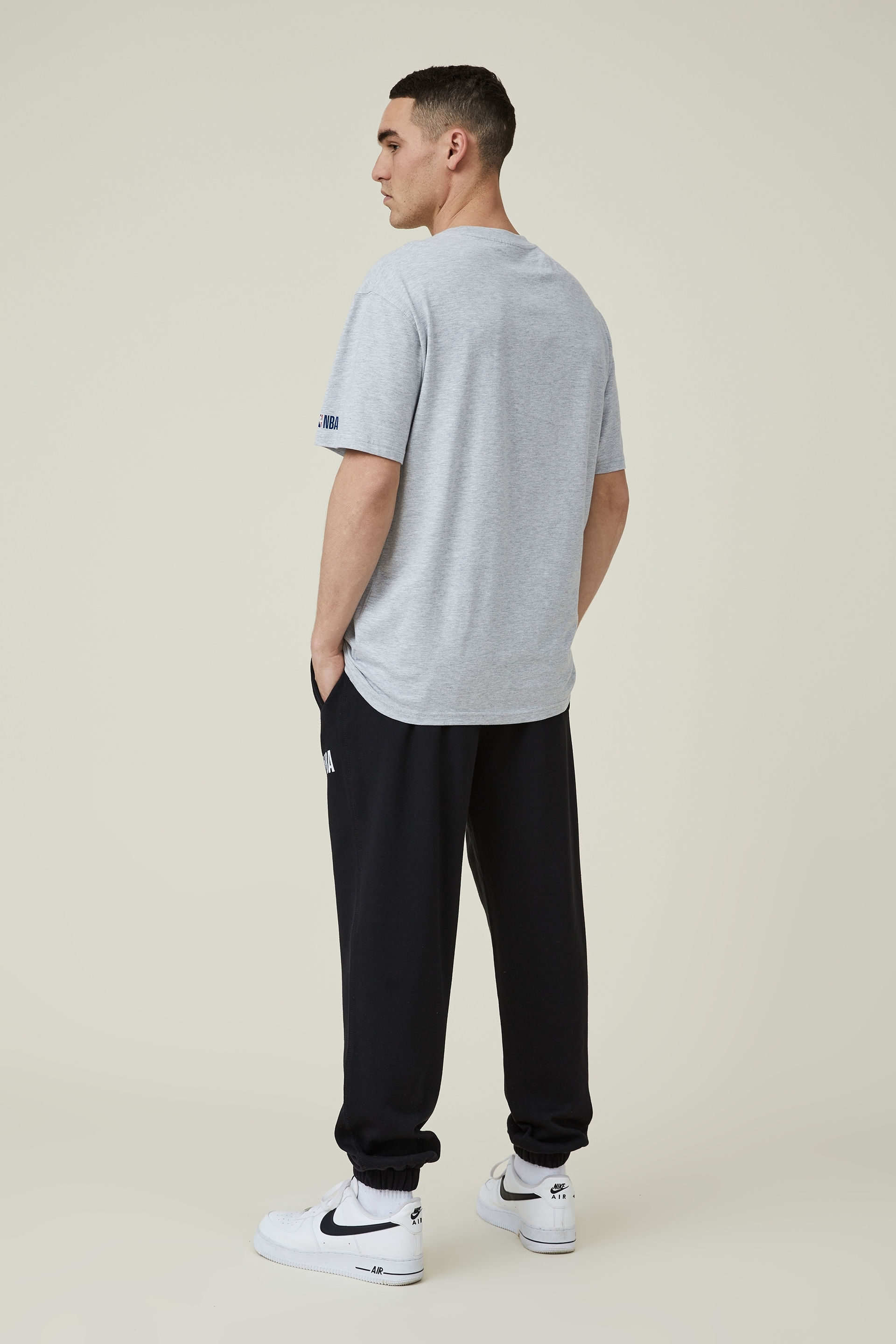 nba sweatpants black