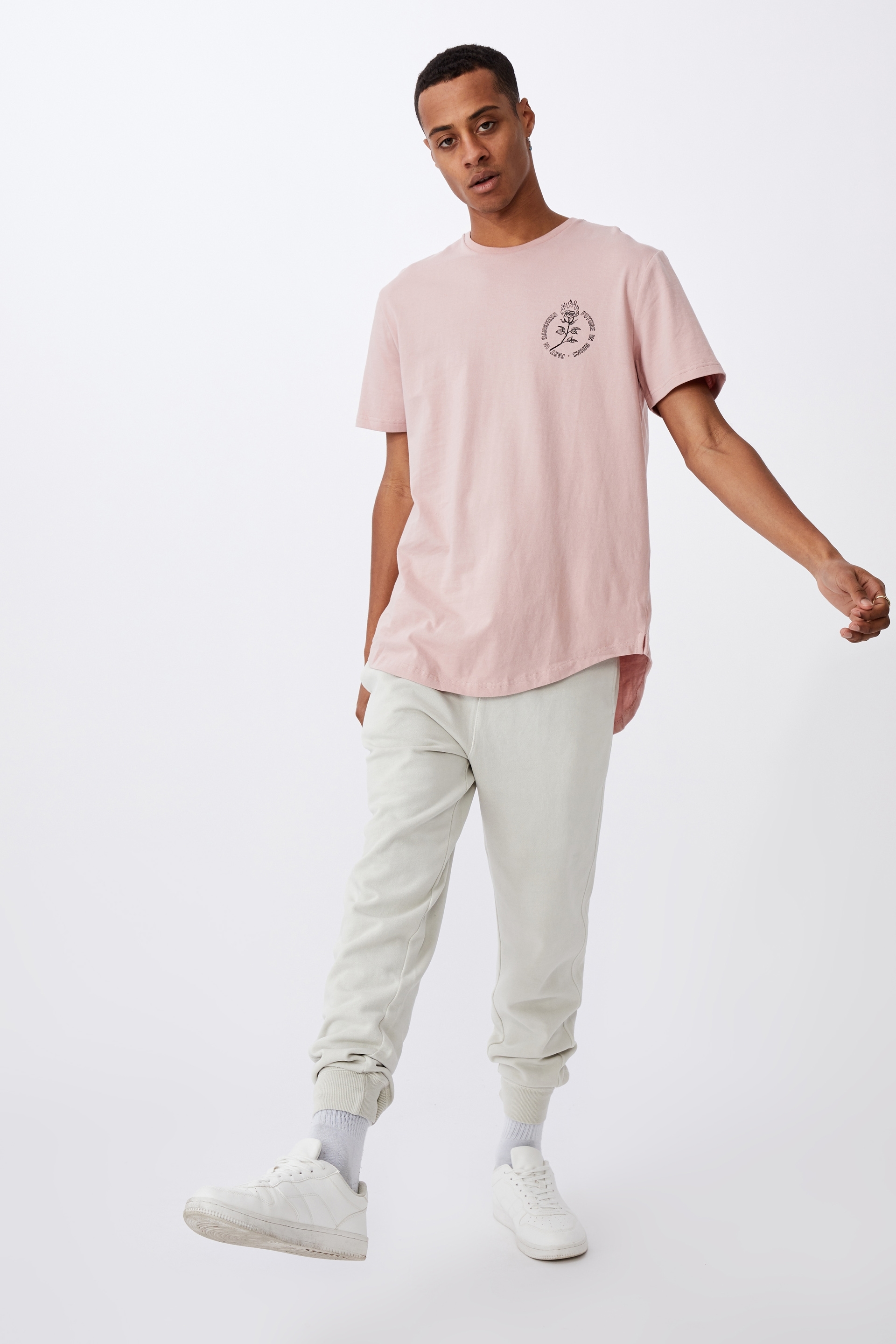 scoop hem tee