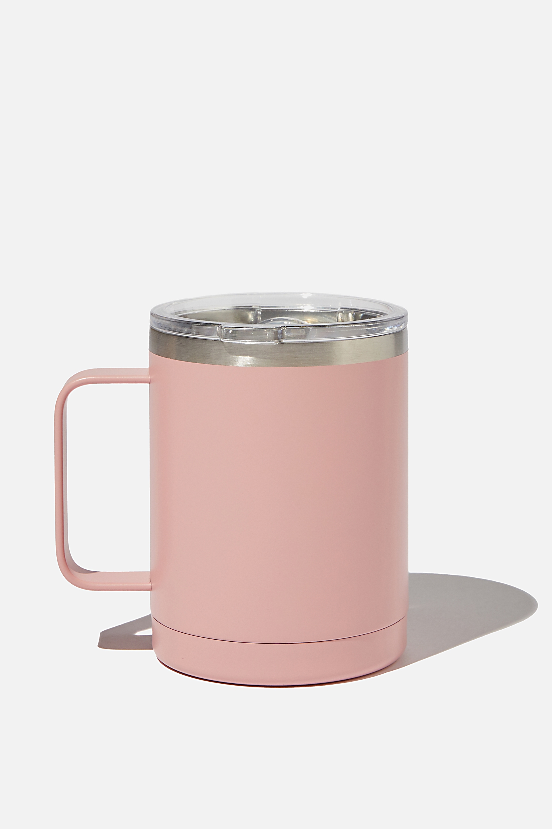 Cotton On Men - Stainless Steel Mug - Pale pink